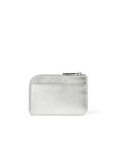 ECCO Card Case Zipped — Silver 3