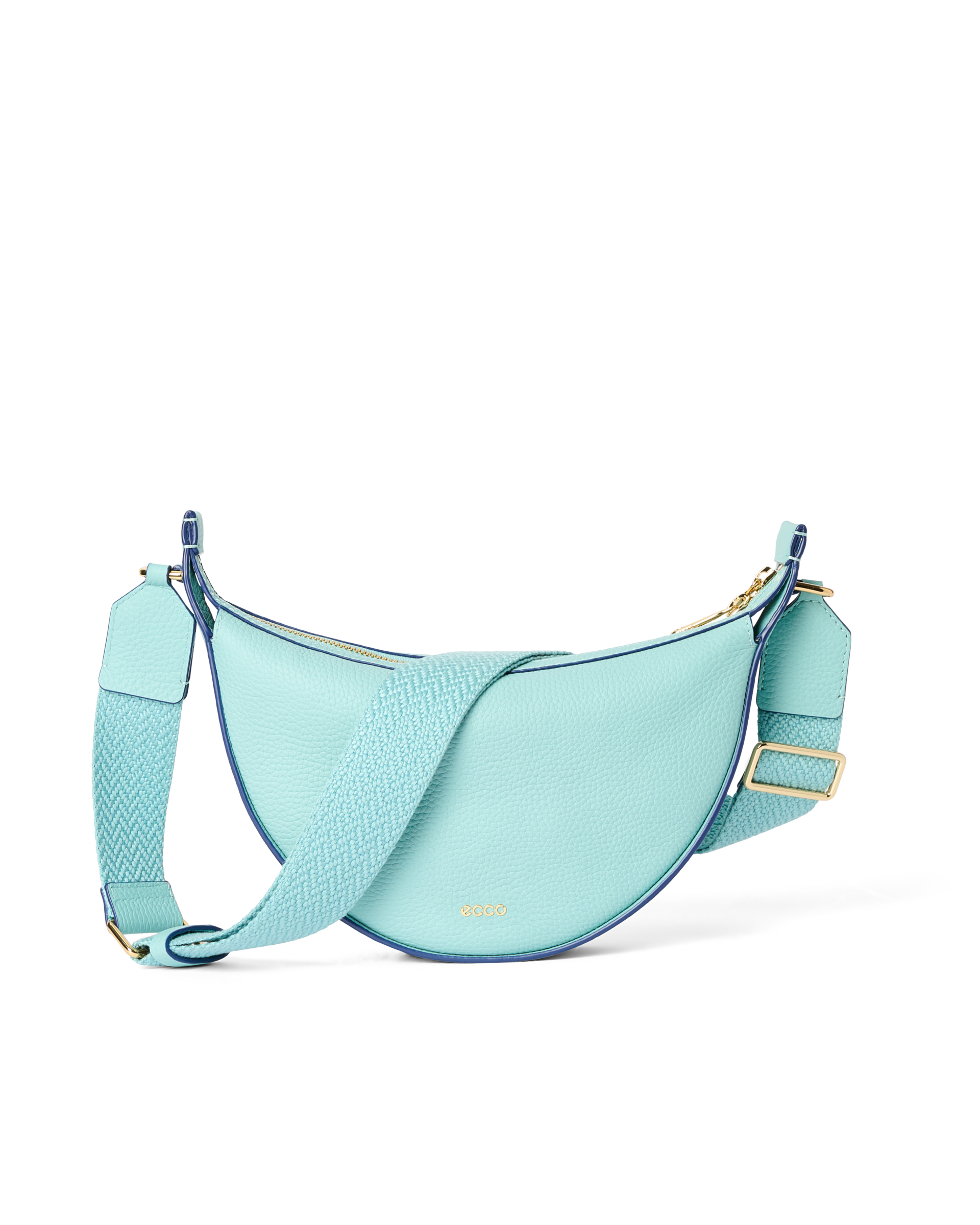 ECCO ボディーバッグ　本革 ECCO Pot Pebbled Pop レザークロスボディバッグ | オレンジ