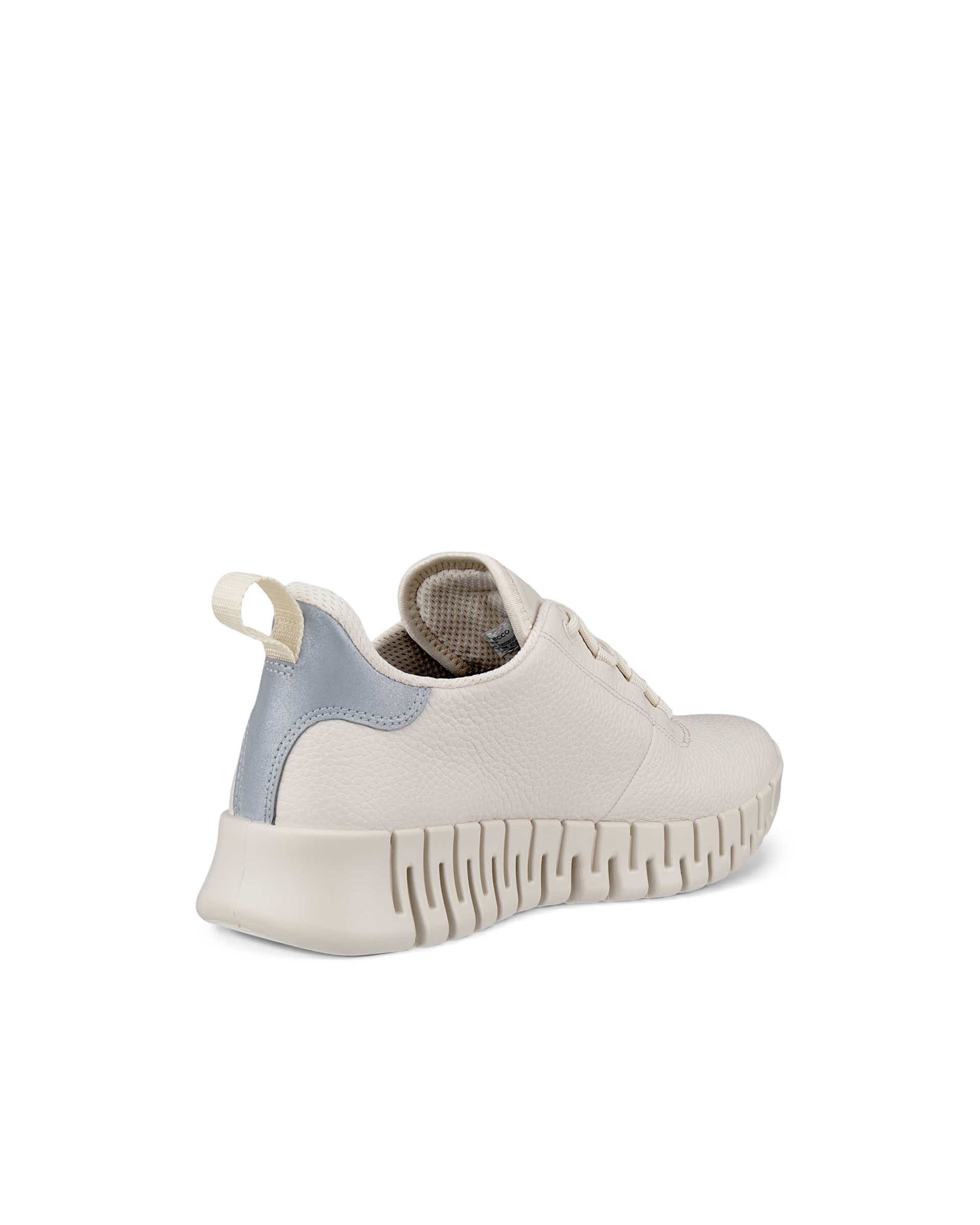 ECCO® Gruuv Skinnsneaker med Gore-Tex dam - Beige - Back