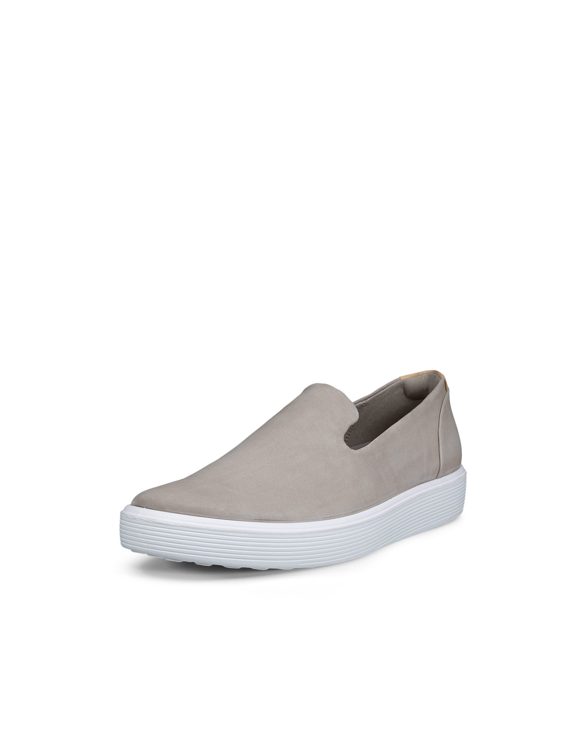 Women's ECCO® Soft 60 Nubuck-Slip-On - Grey - Main
