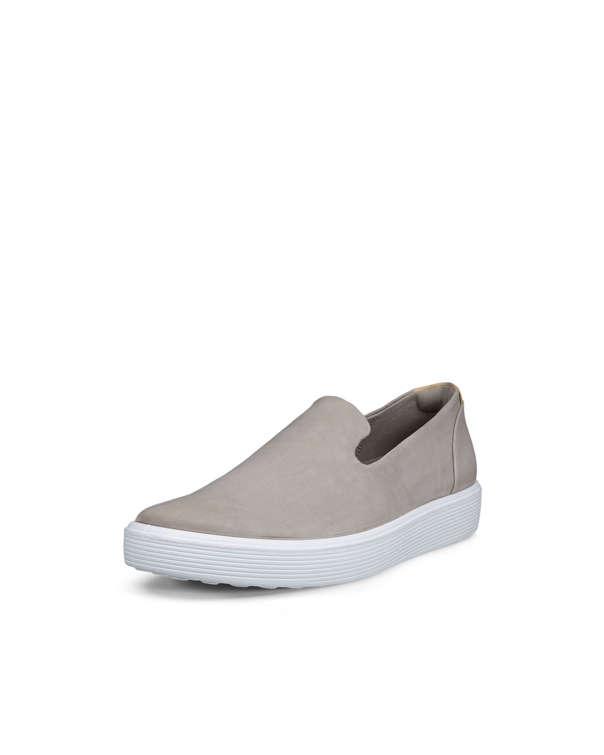 Women's ECCO® Soft 60 Nubuck-Slip-On - Grey - Main