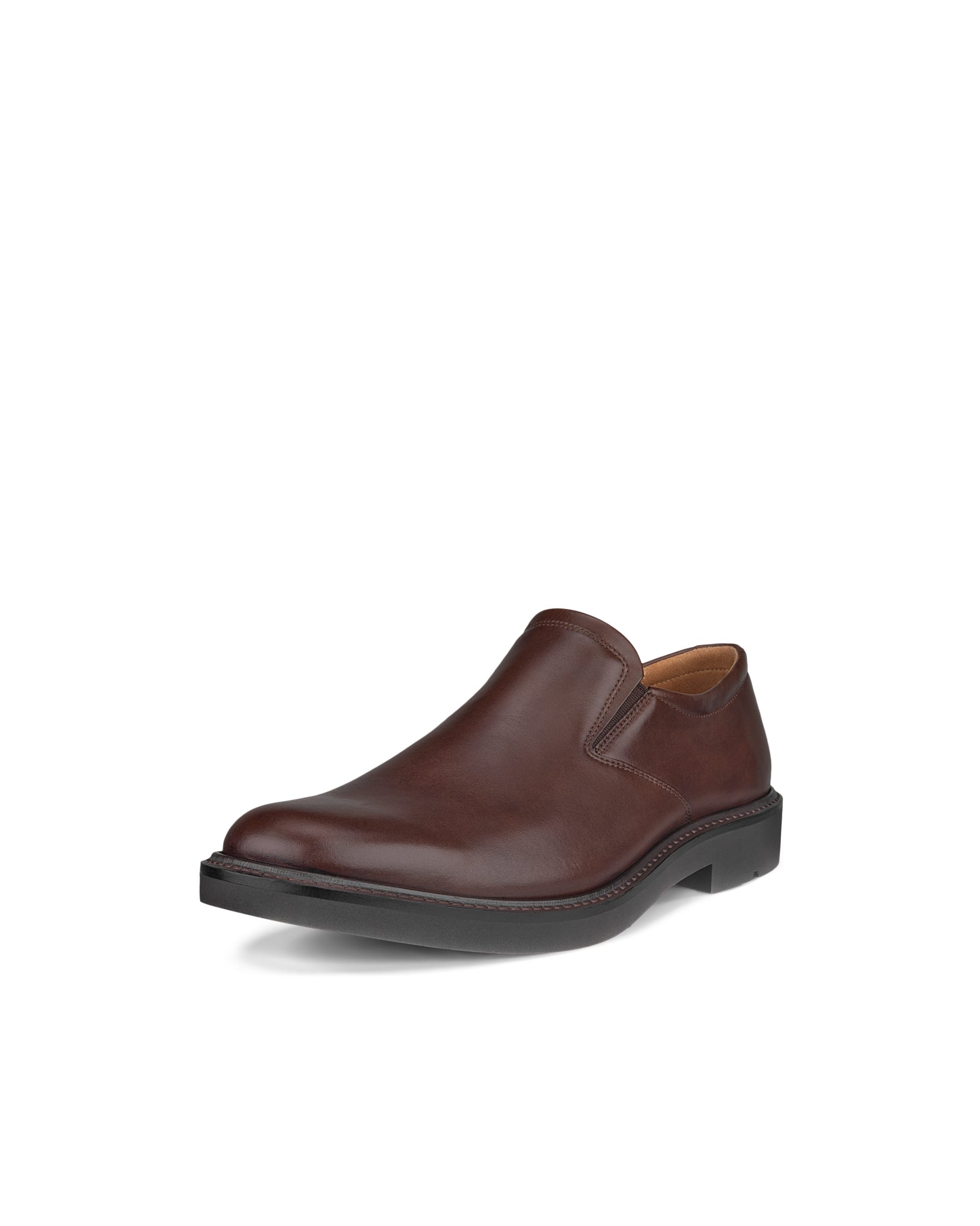 ECCO® Metropole London Dressad skinn slip-on herr - Brun - Main