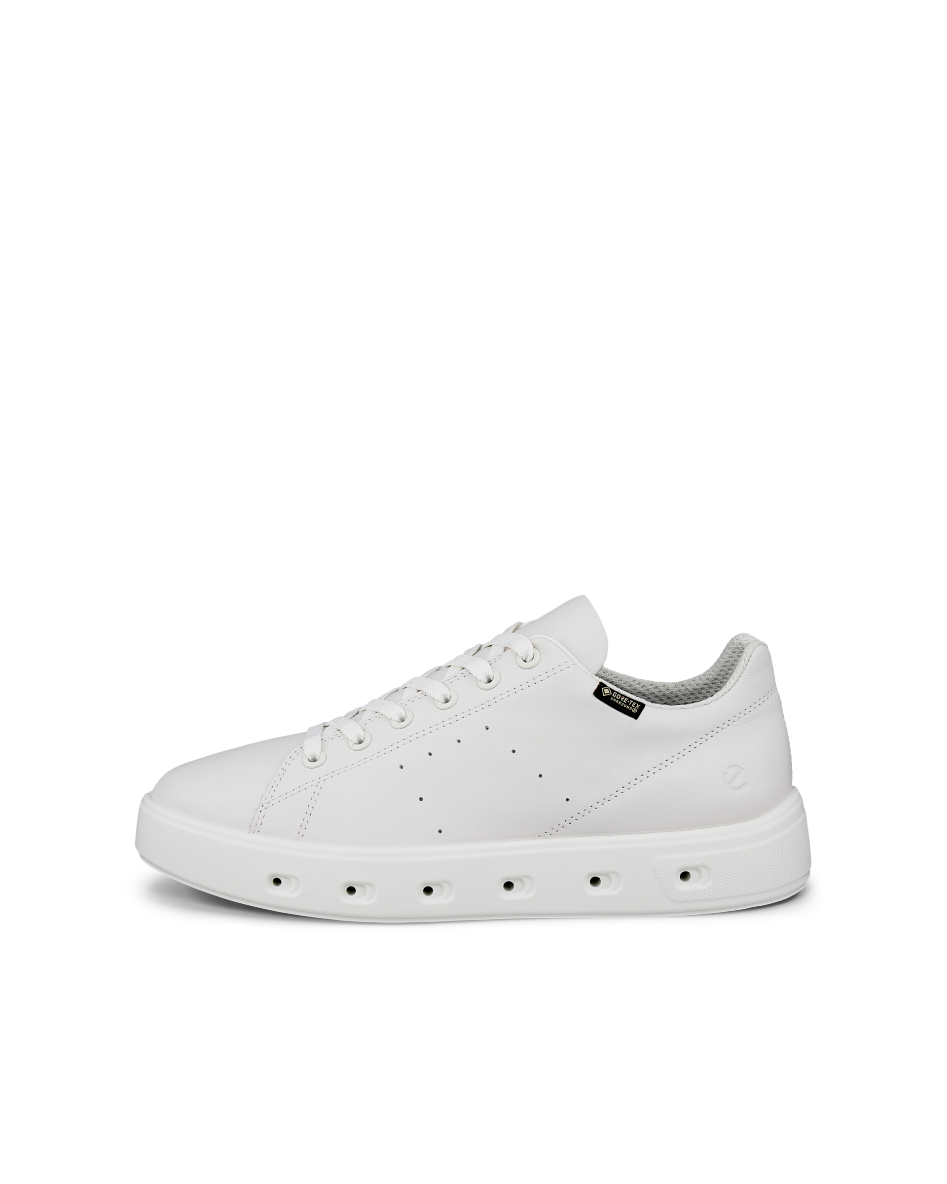 ECCO Street 720 Women ウィメンズ レザーGore-Texスニーカー - ホワイト - Outside
