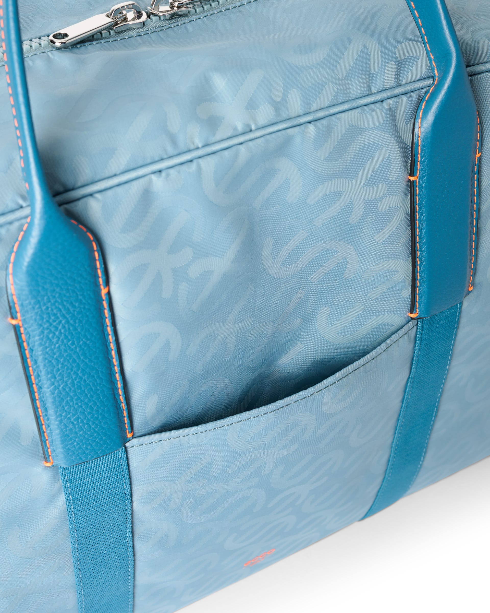 ECCO® GOLF BOSTON E WAVE sac de voyage en cuir - Gris - Detail-1