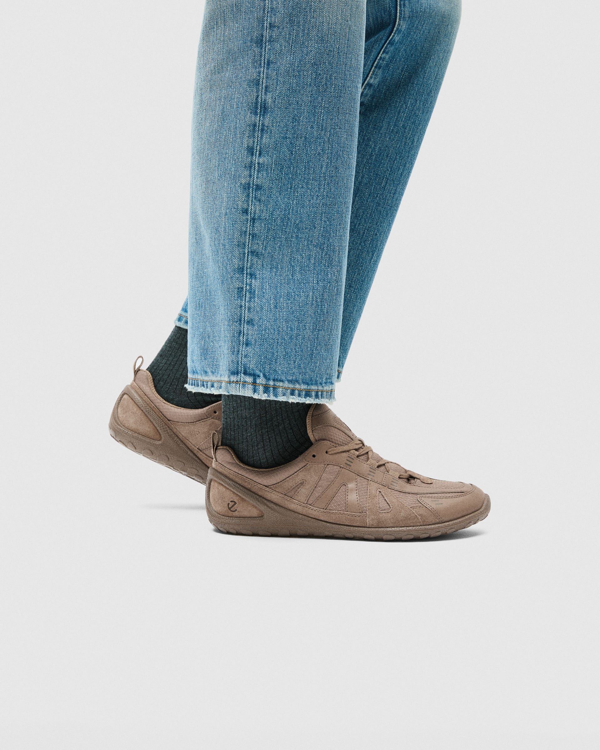 Women's ECCO® BIOM LITE Textile Trainer Brown