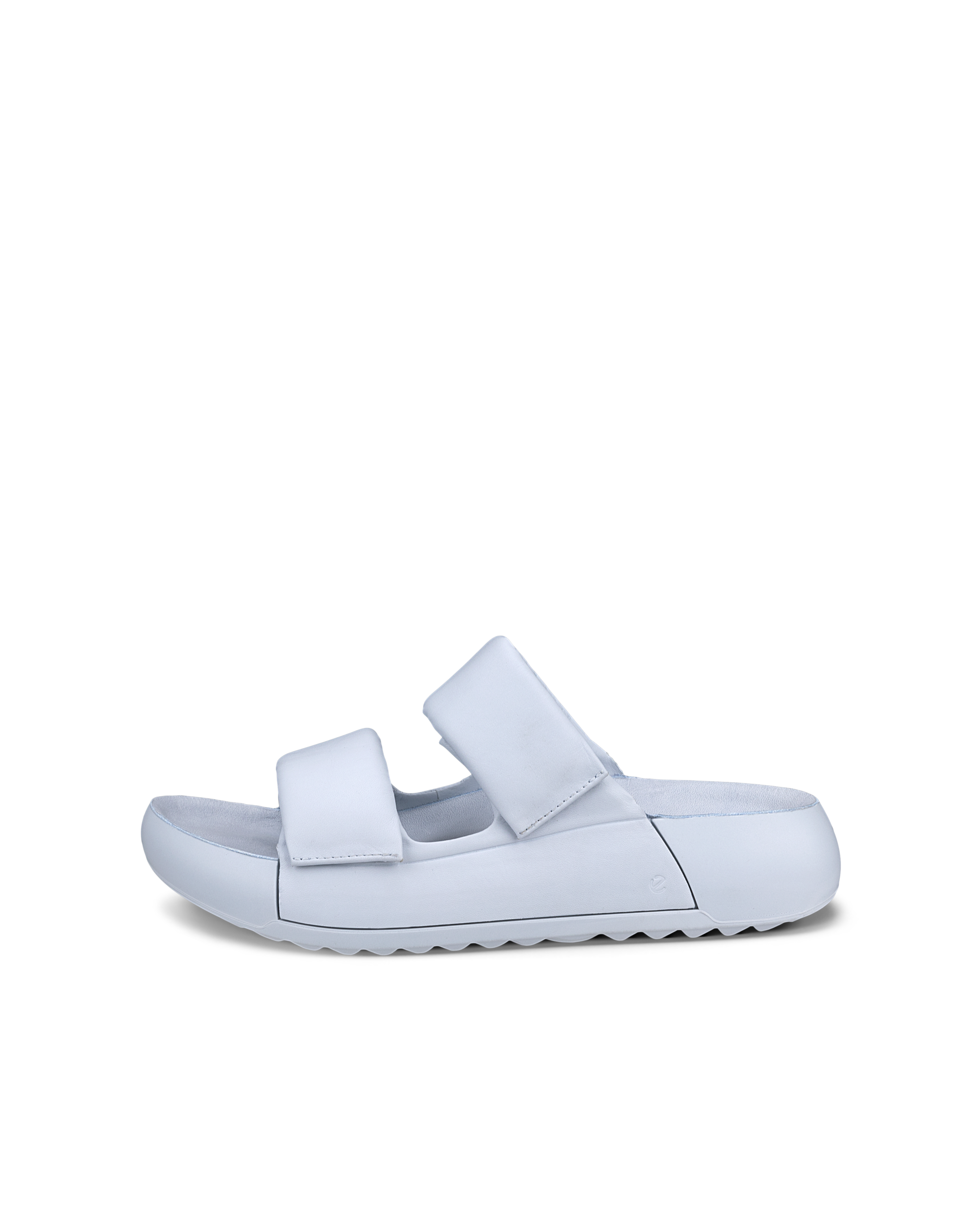 ECCO Cozmo Sandal PF ウィメンズ レザー2ストラップサンダル | ブルー