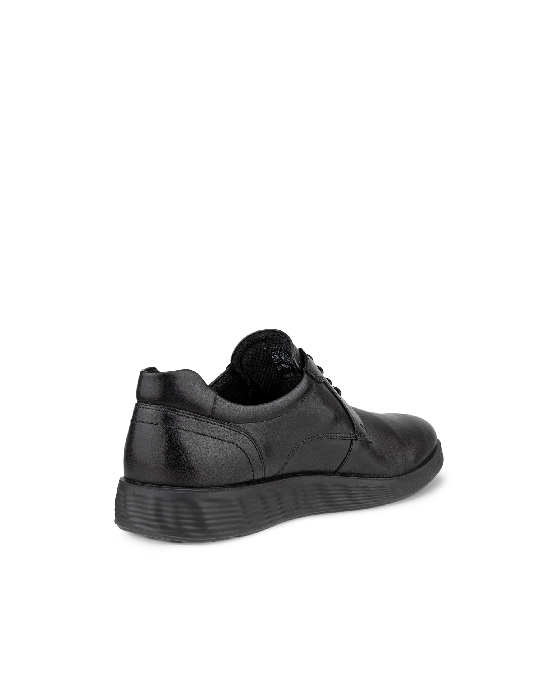 Men's ECCO® S Lite Hybrid Leather Derby Shoe - Black - Back