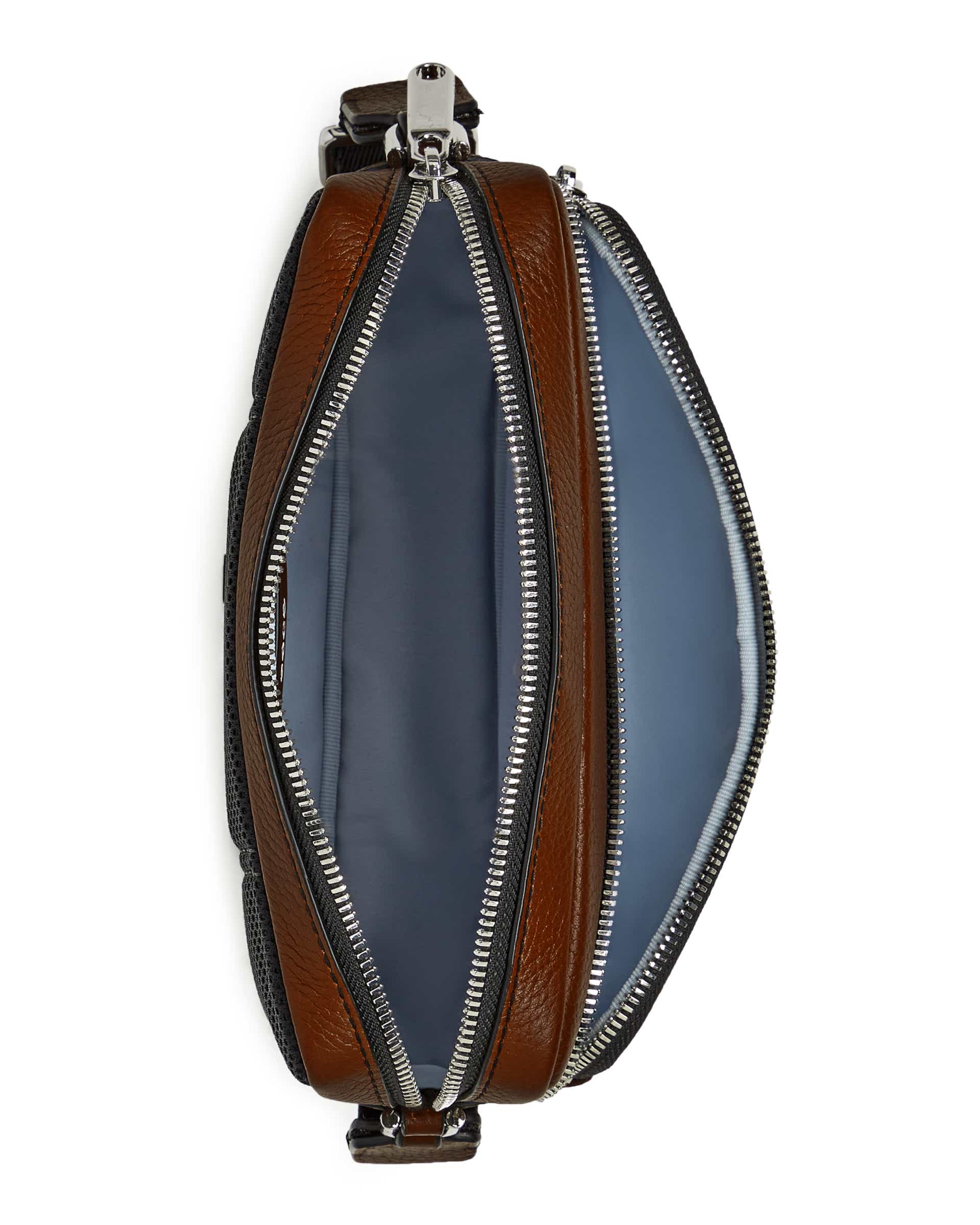 ECCO Camera Bag Pebbled レザーカメラバッグ - ブラウン - Birdeye