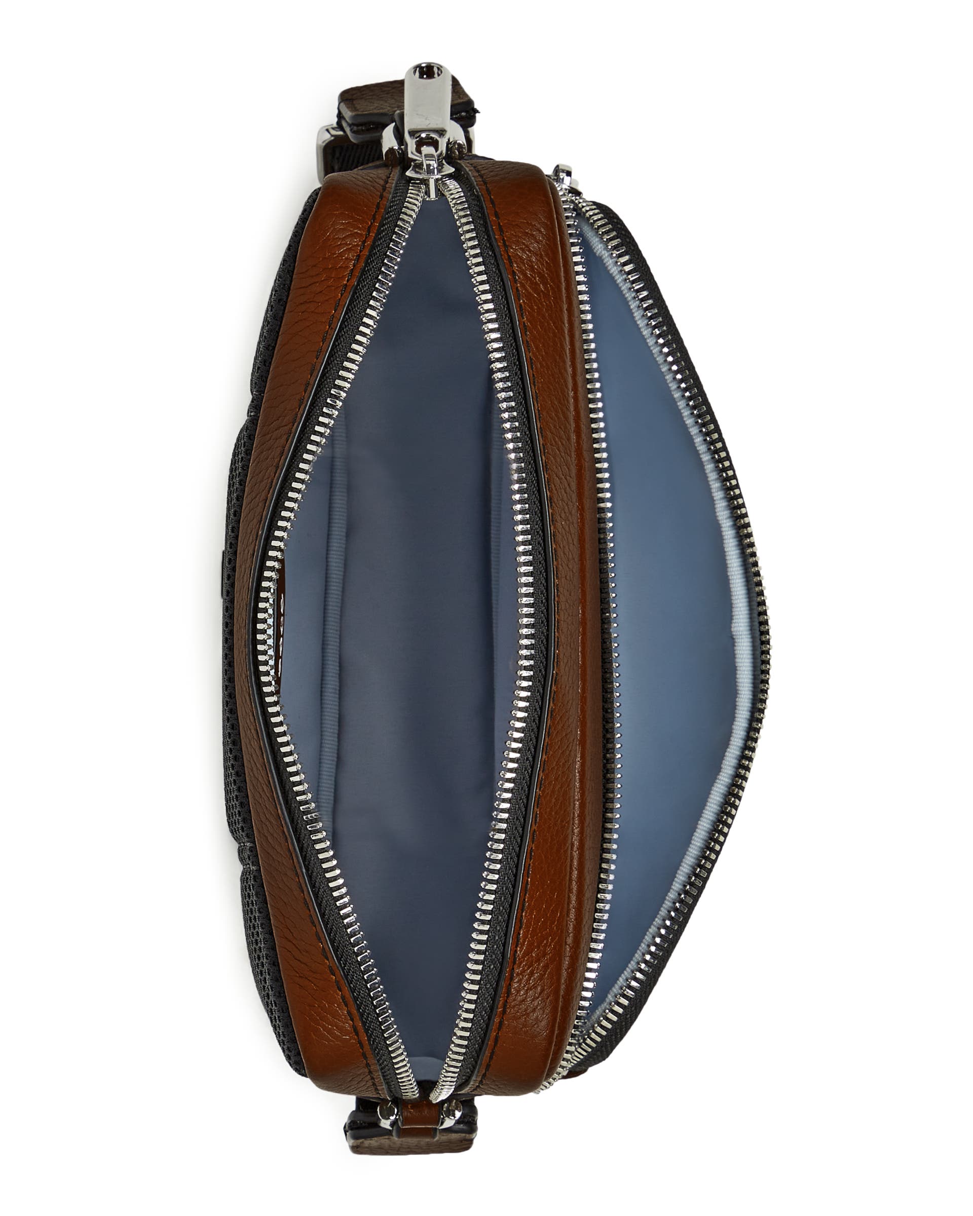 ECCO Camera Bag Pebbled レザーカメラバッグ - ブラウン - Birdeye