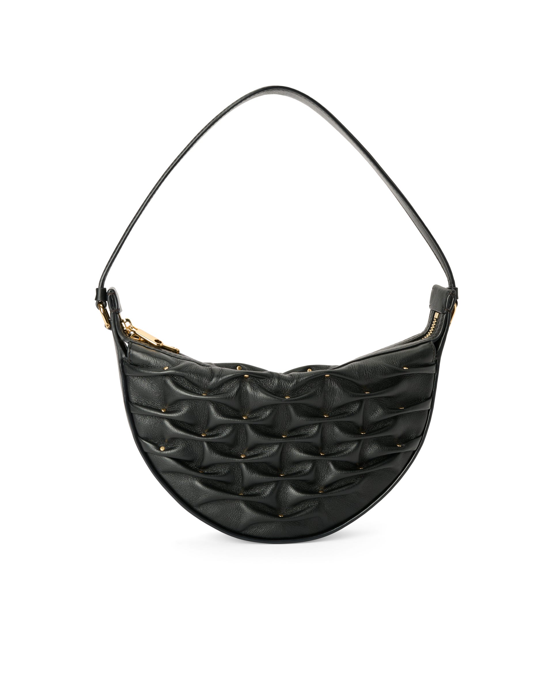 Mala hobo couro ECCO® Fortune Bag - Preto - Back