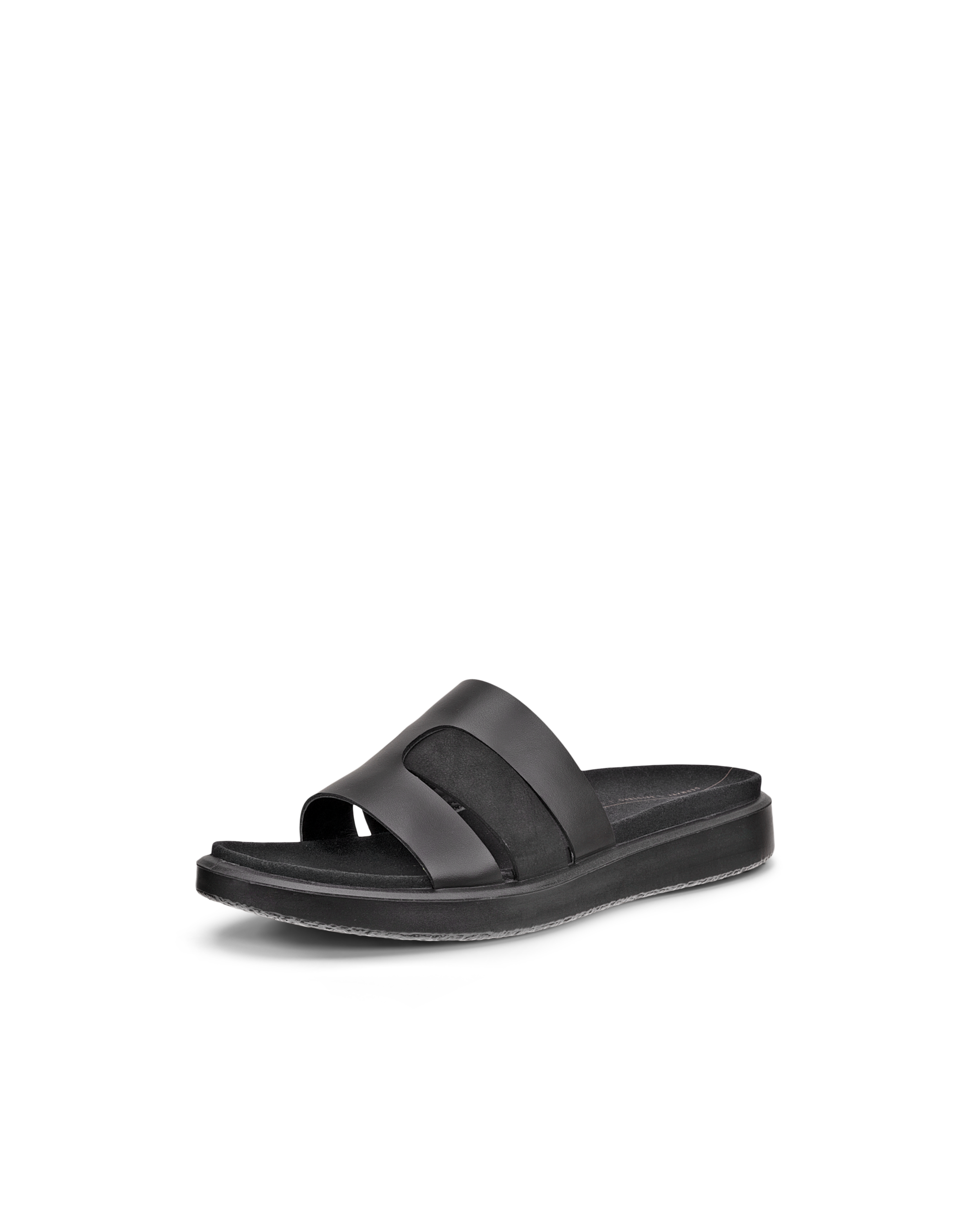 ECCO Flowt Low Upper ウィメンズ レザーサンダル - ブラック - Main