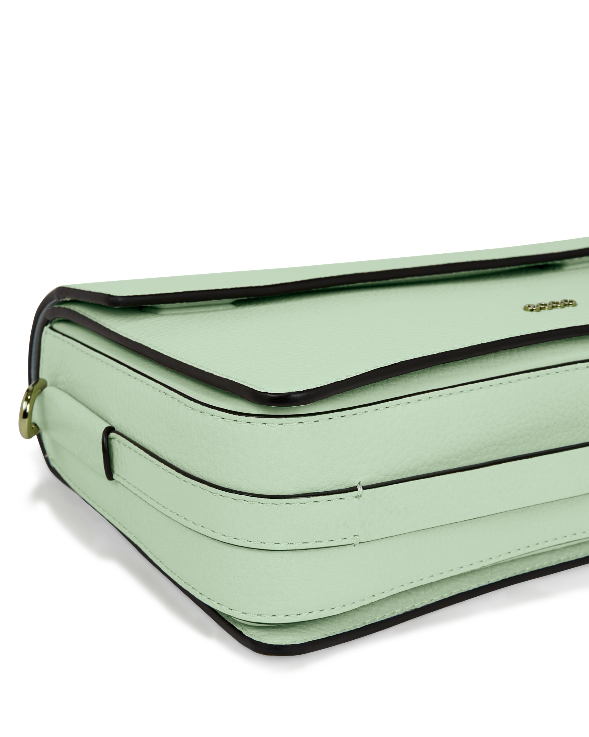 ECCO Pinch Large Pebbled Pop レザーピンチクロスボディバッグ | グリーン