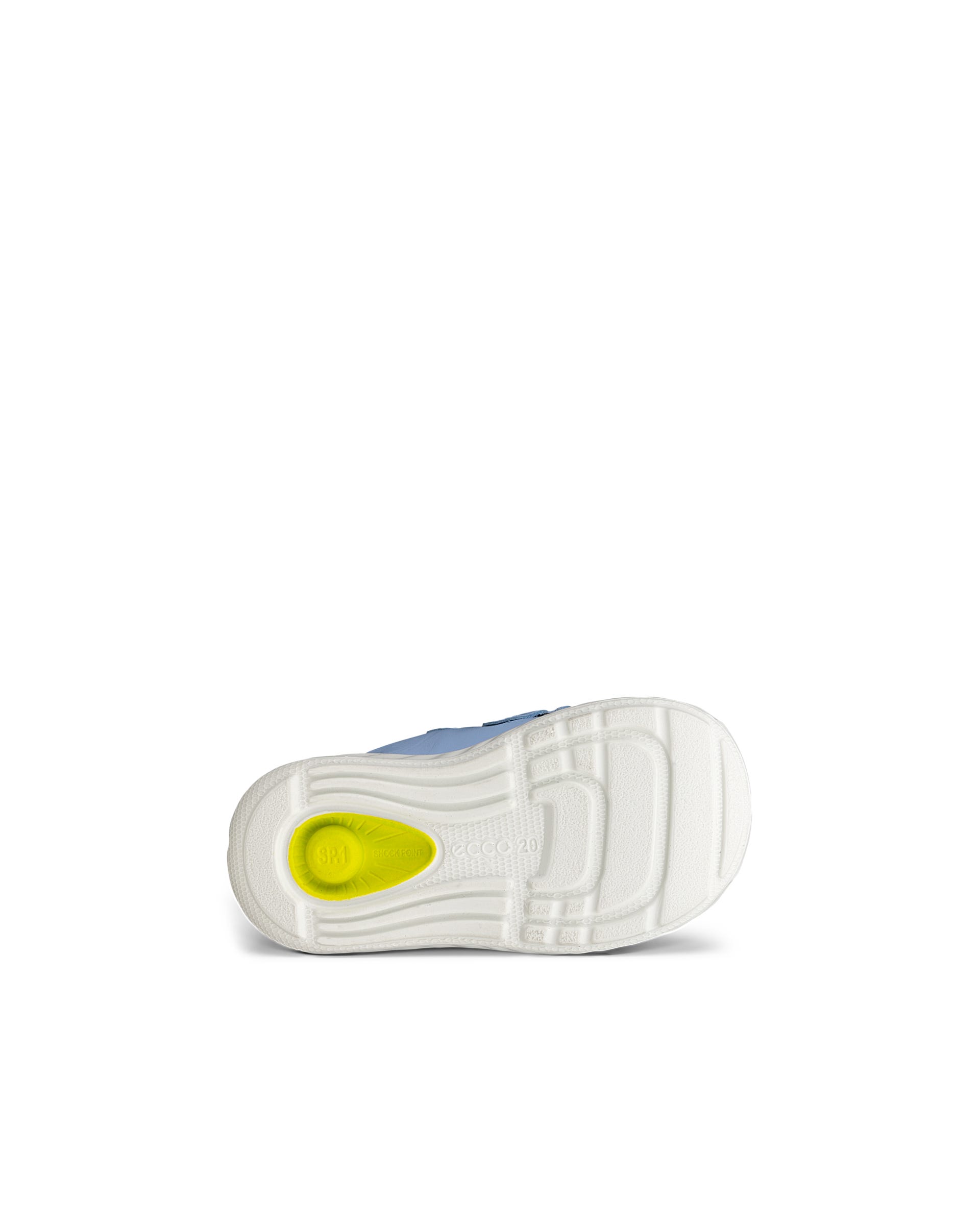 Kids' ECCO® SP.1 Lite Leather Hook & Loop Trainer - Blue - Sole