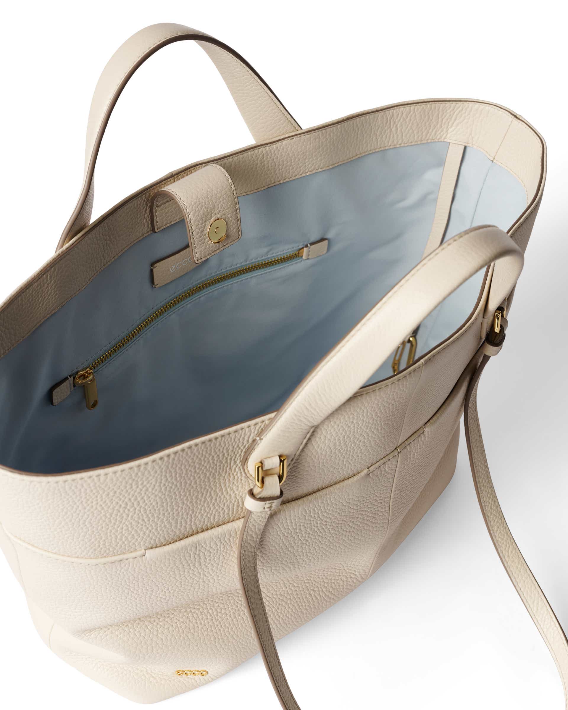 ECCO® Tote bőr bevásárló táska - Bézs - Inside