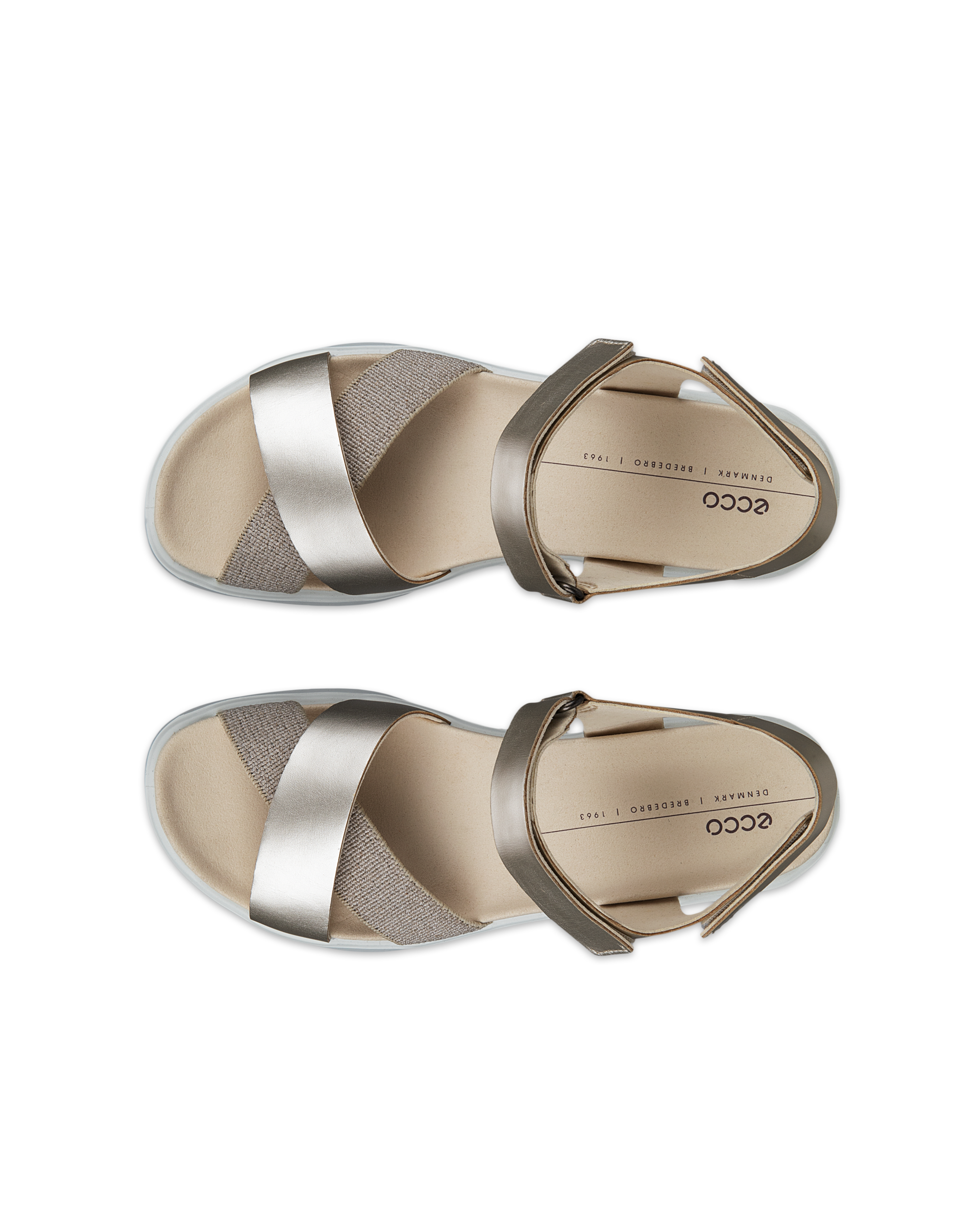 ECCO Flowt Wedge LX ウィメンズ レザーウェッジソールサンダル