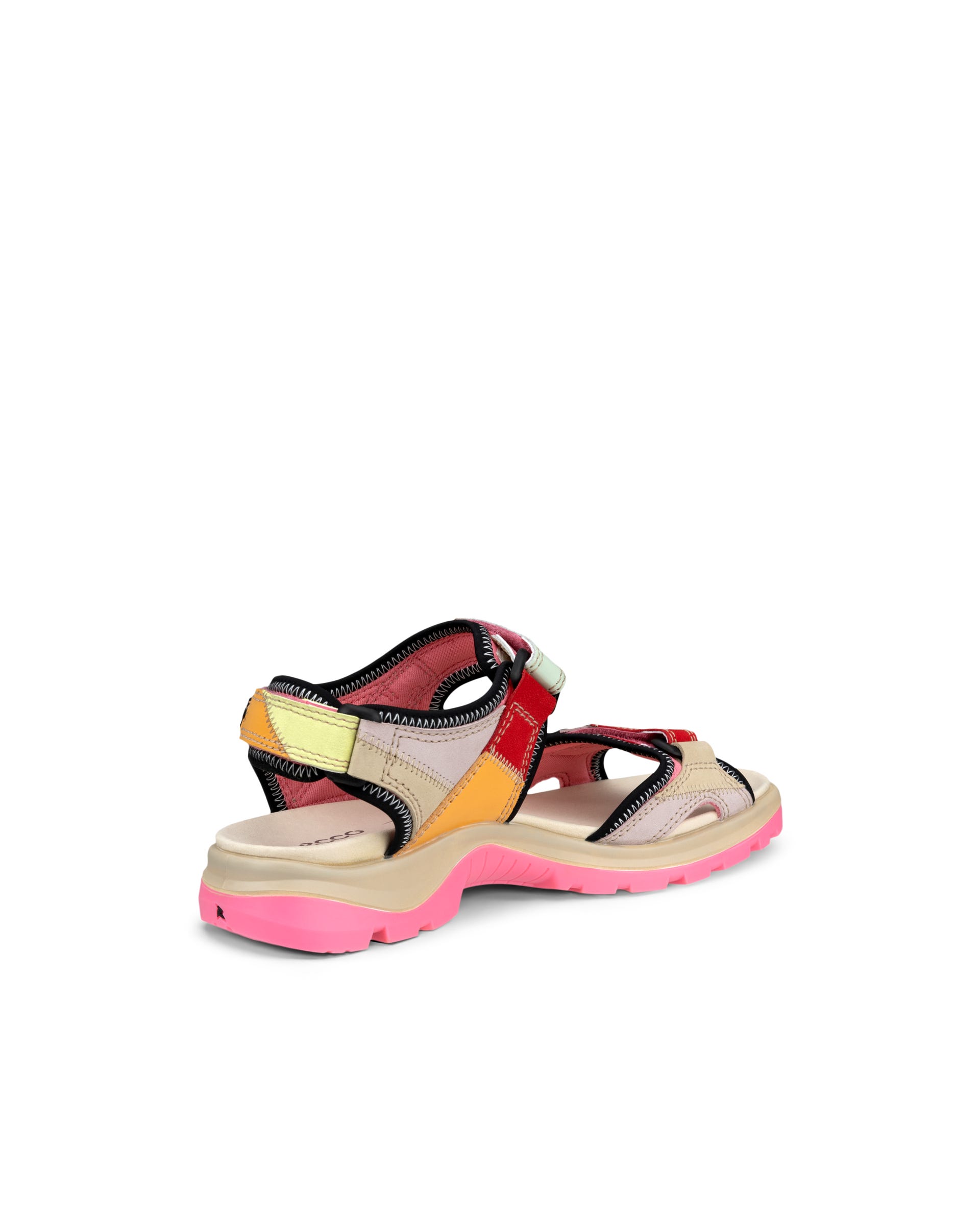 Women's ECCO® Offroad Nubuck Hiking Sandal - Multicolour - Back