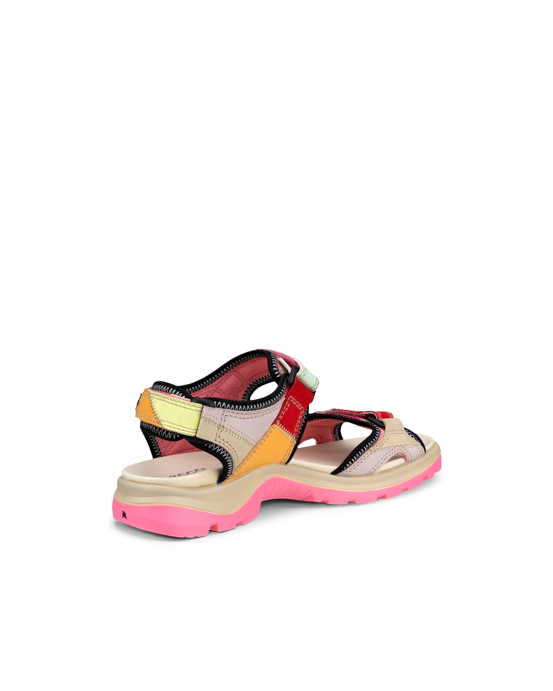 Women's ECCO® Offroad Nubuck Hiking Sandal - Multicolour - Back