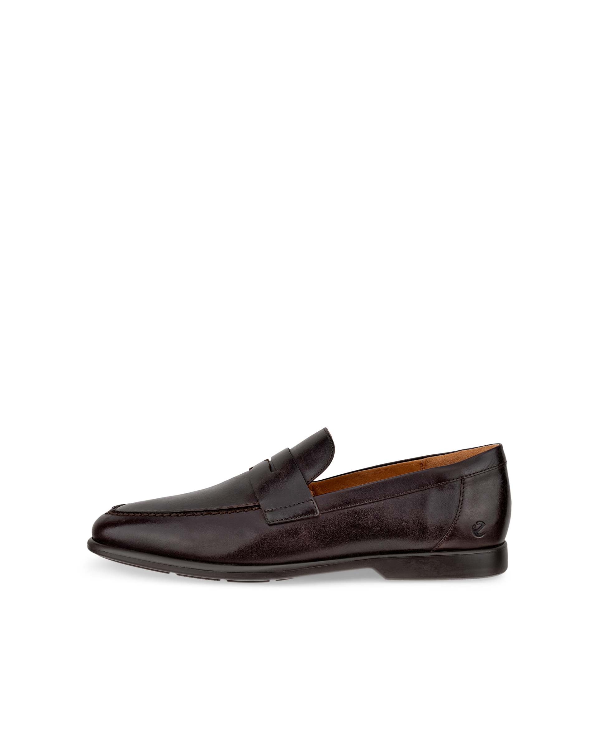Men's ECCO® S Lite Moc Leather Moccasin | Black
