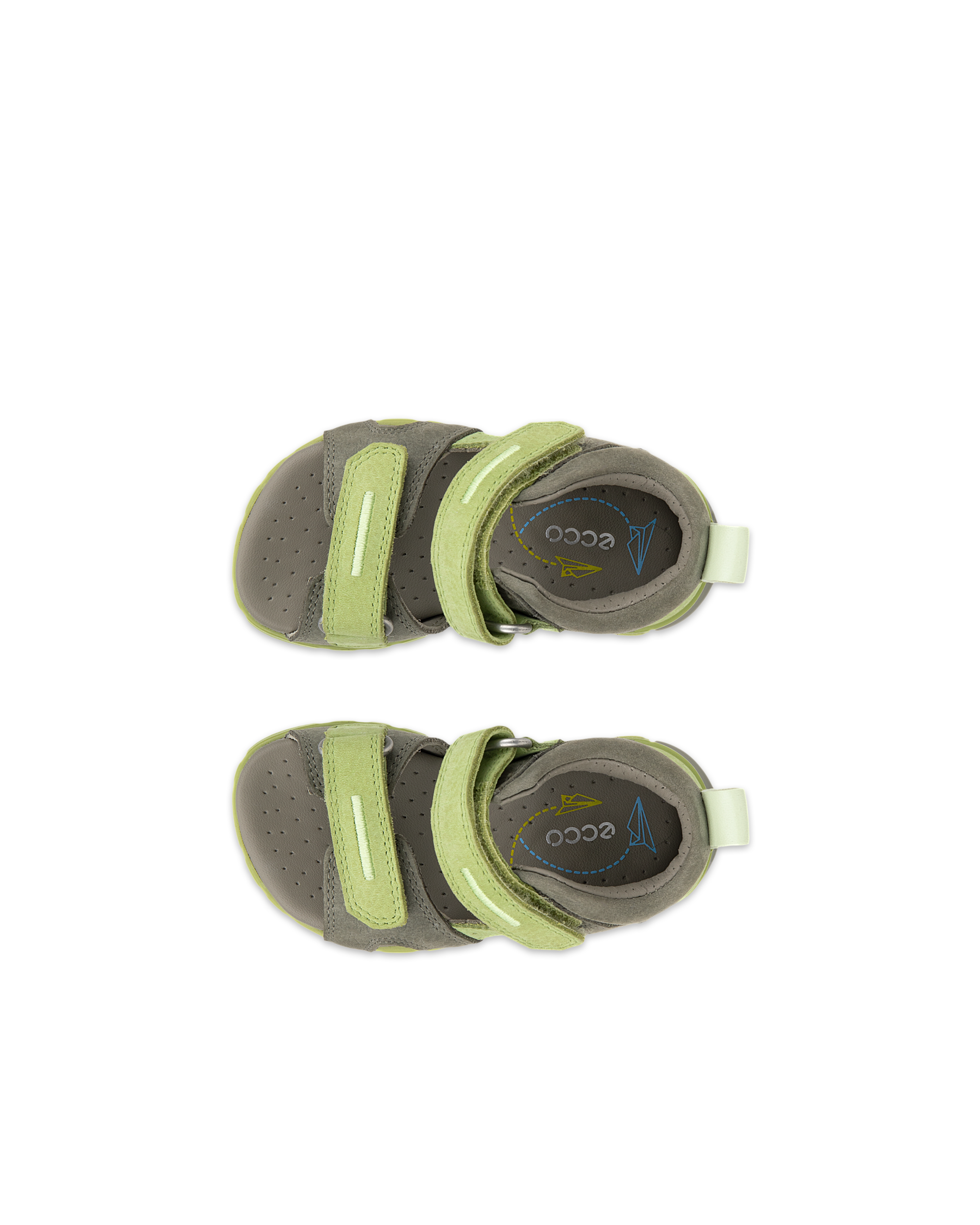 ECCO MINI STRIDE SANDAL — Green