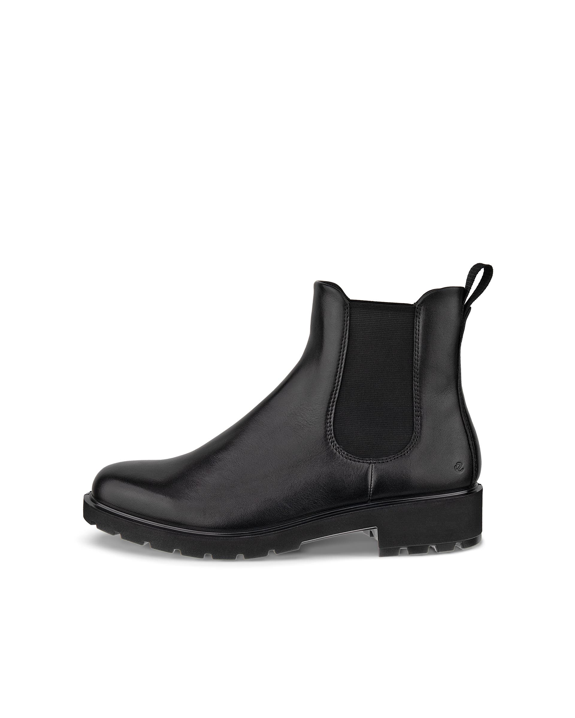 Women's ECCO® Metropole Vienna Leather Chelsea Boot - Black - Outside