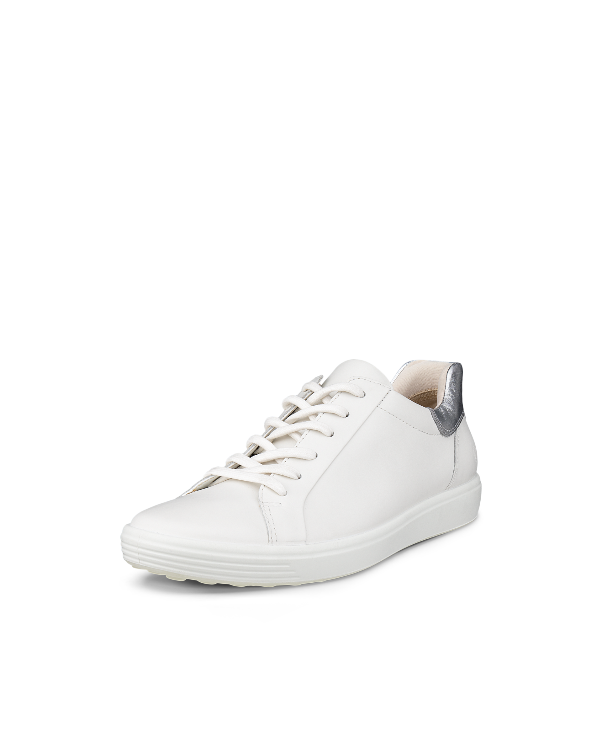 ECCO® Soft 7 Damen Ledersneaker - Weiß - Main