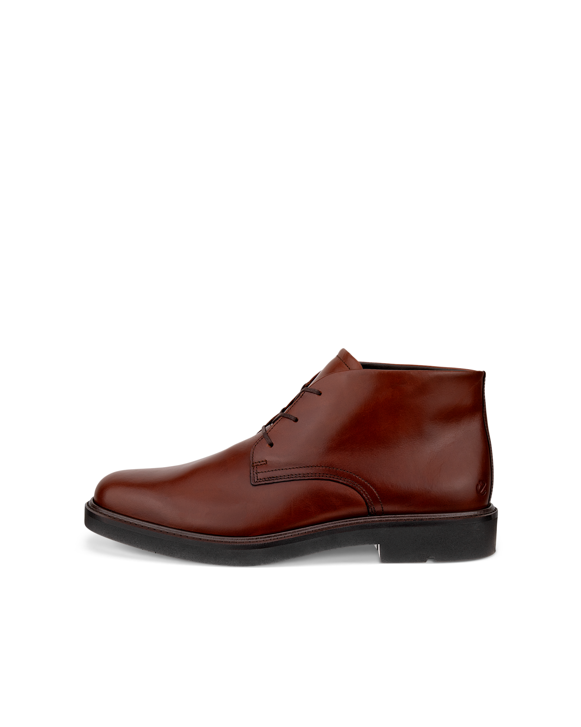 Botas chukka de piel ECCO® Metropole London para hombre - Negro - Outside