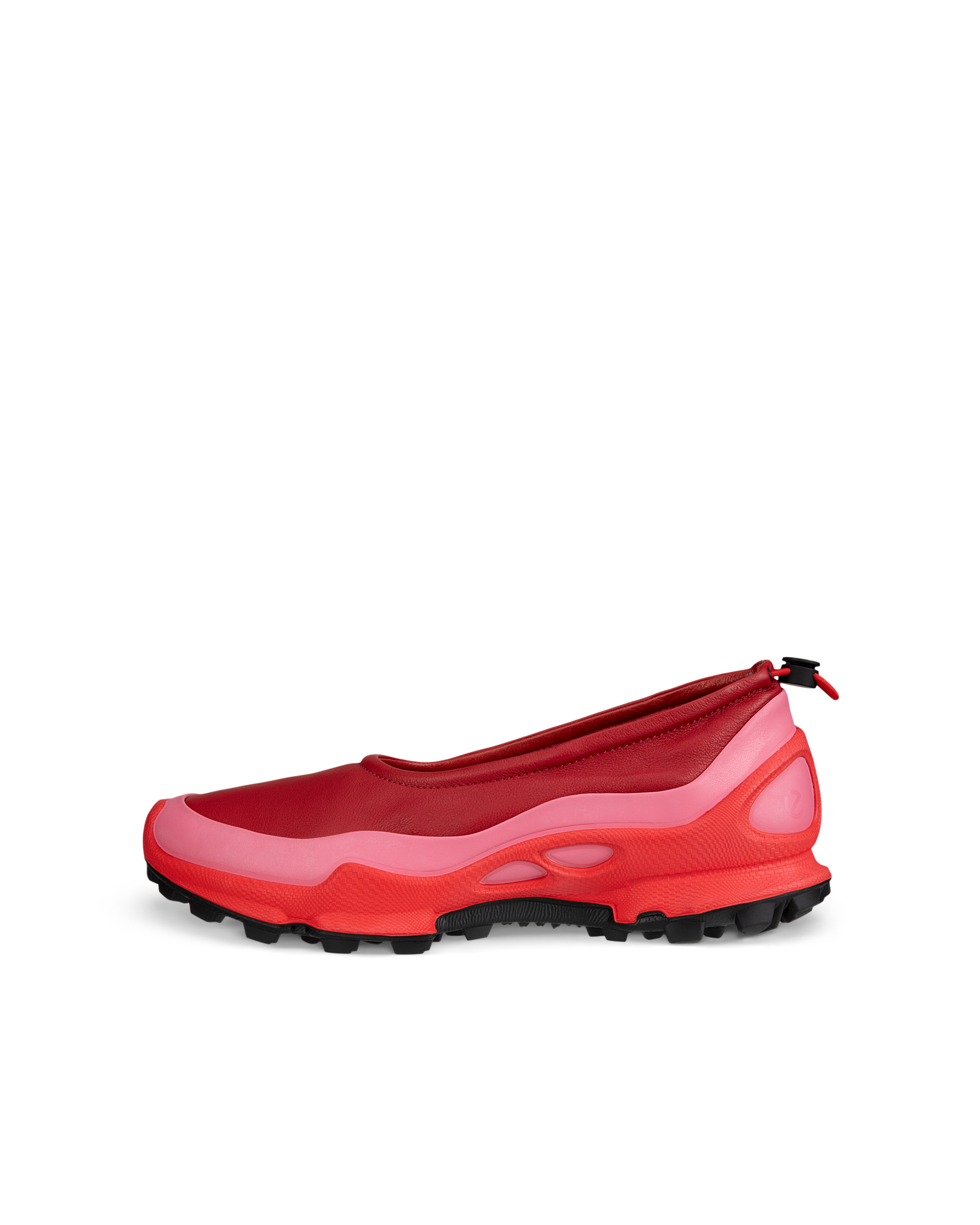 ECCO MARGOT Women ウィメンズ レザーバレリーナシューズ | レッド