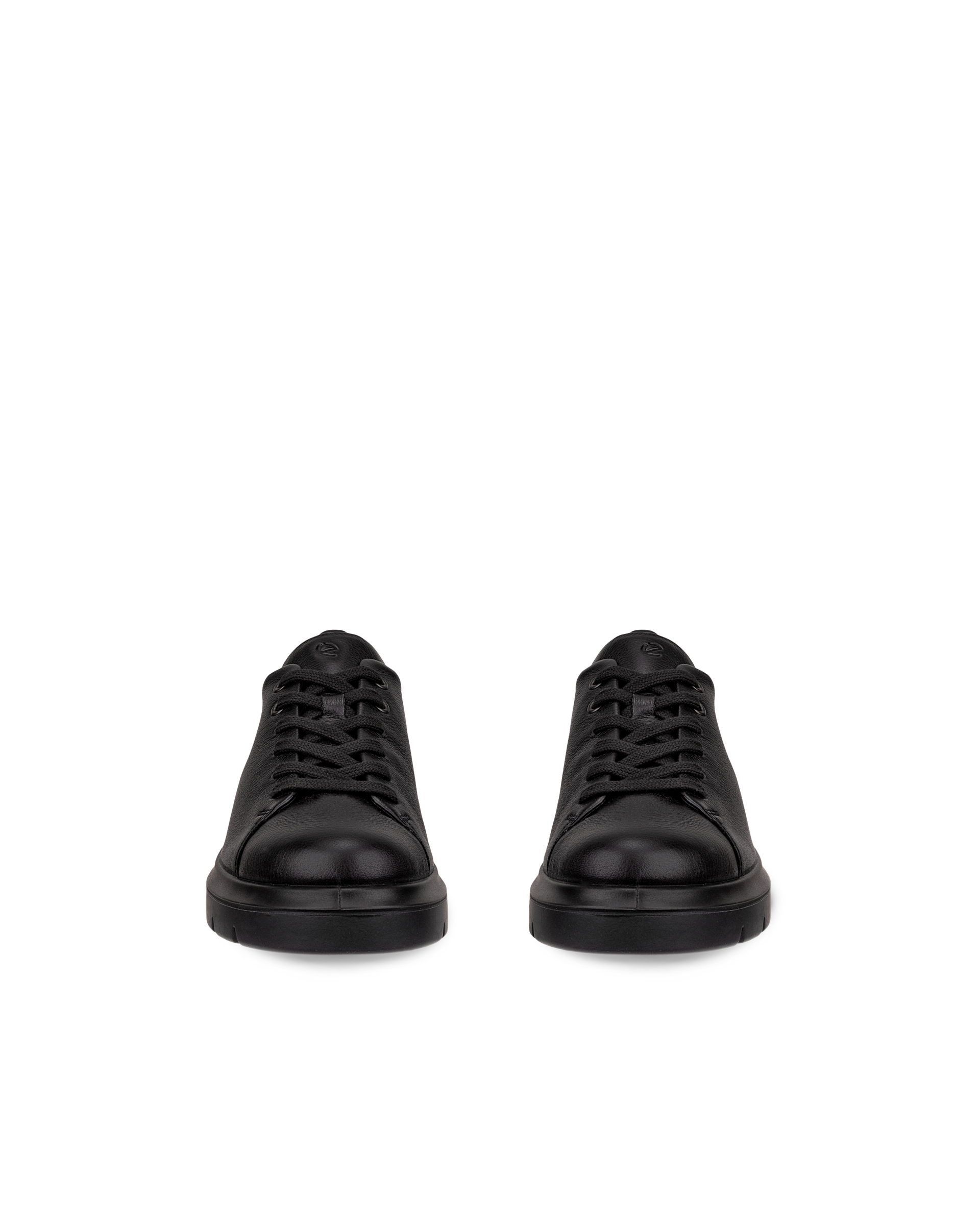 ECCOブラックレザーシューズ レースアップ エコー（ecco）（レディース