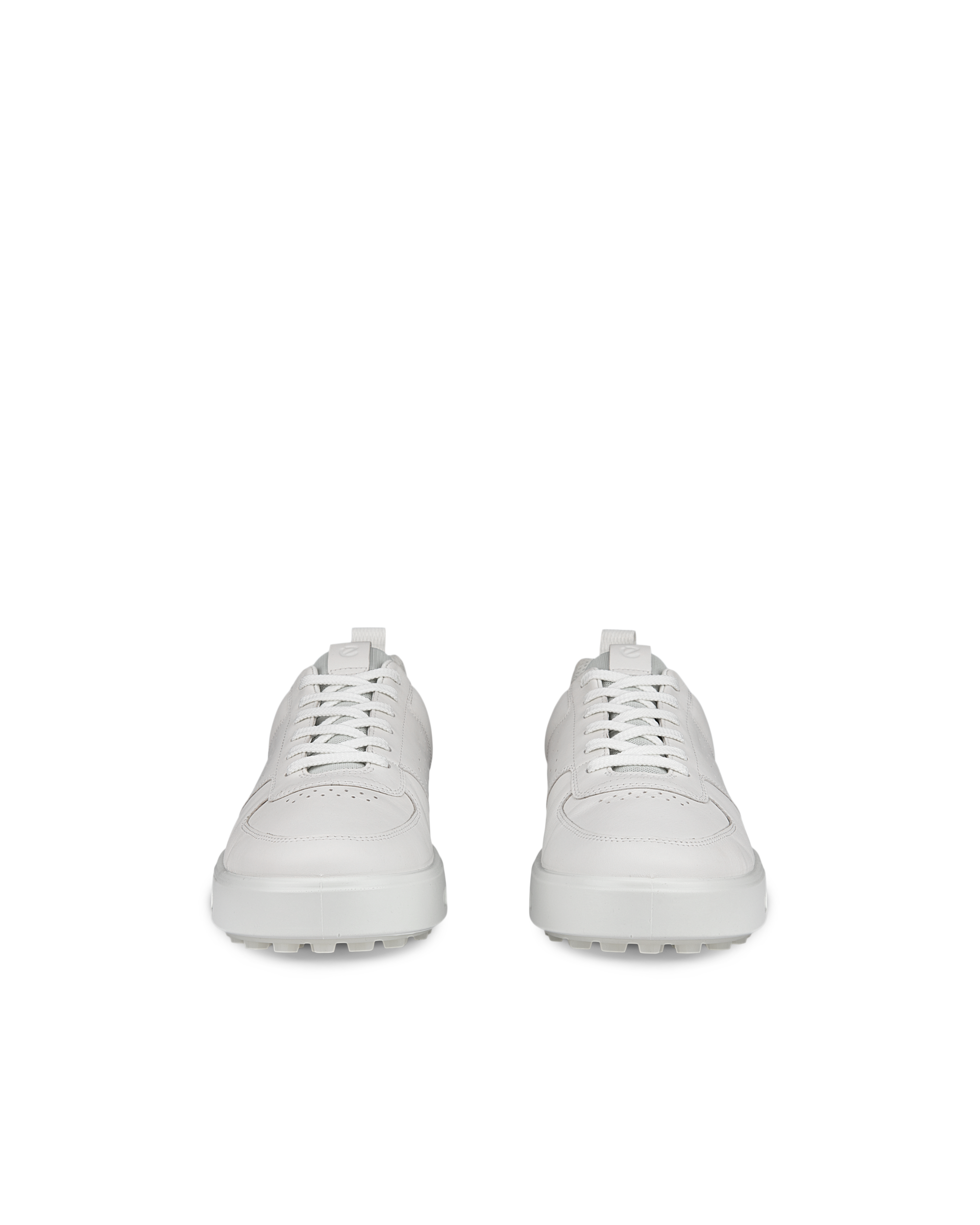 ECCO® Golf Street 720 chaussure de golf en cuir Gore-Tex pour homme - Blanc - Front pair