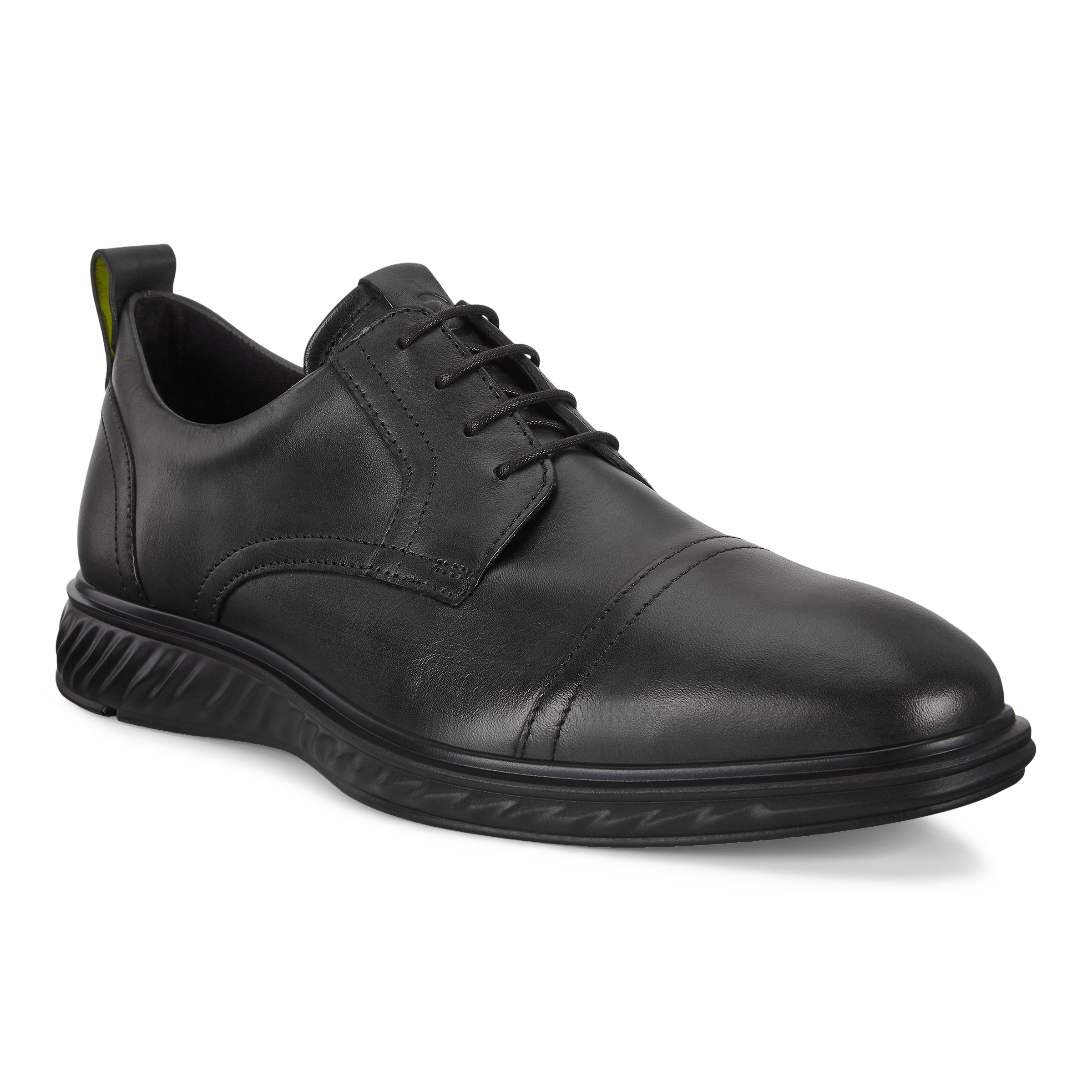 ECCO ST.1 Hybrid Lite メンズ レザーオックスフォードシューズ | ブラック