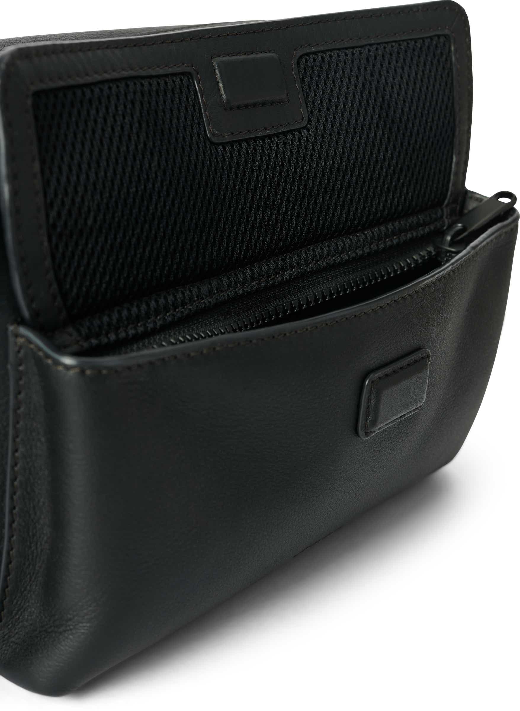 ECCO® Camera Bag Leather Camera Bag - Black - Detail-1