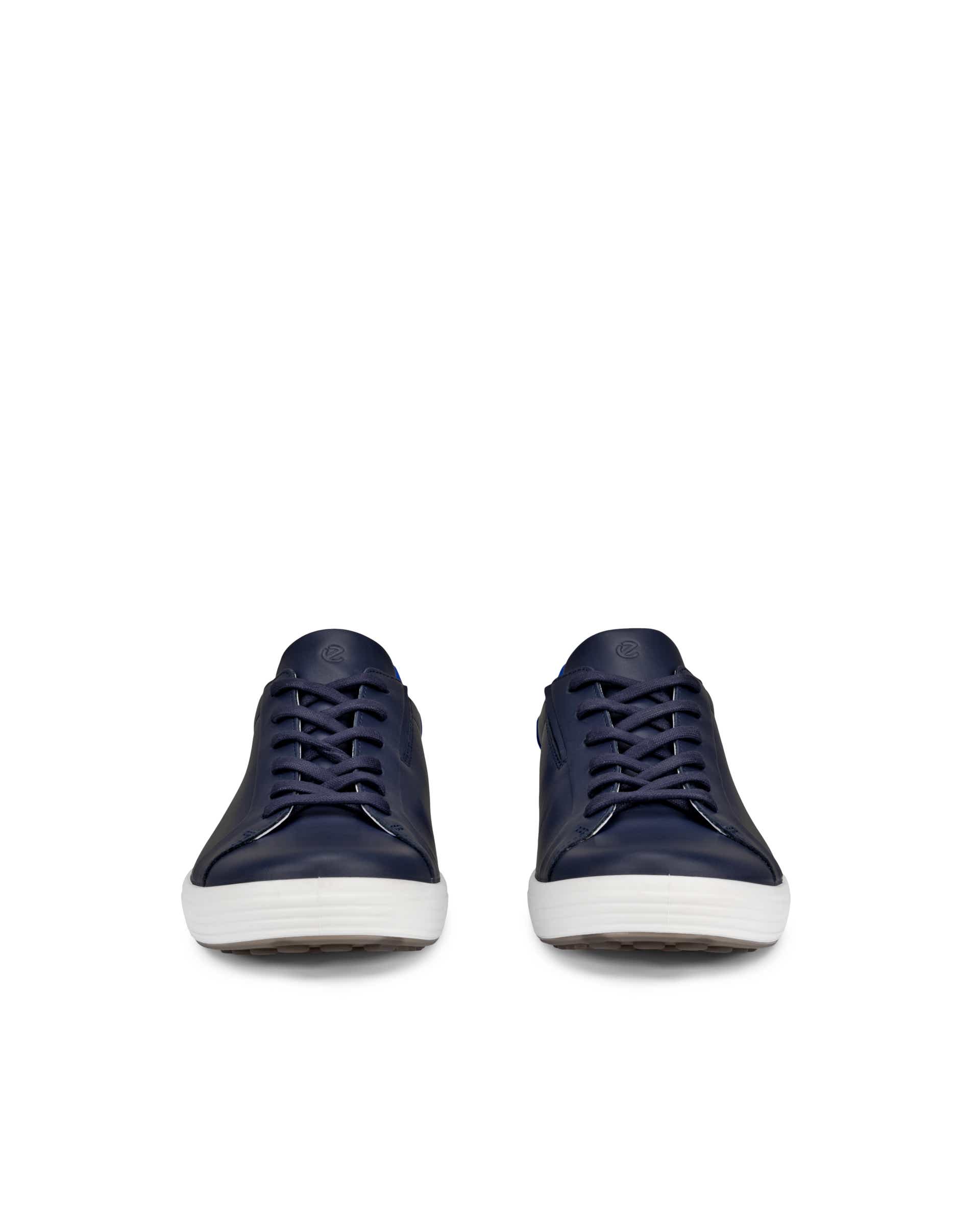 ECCO® Soft 7 Herren Ledersneaker - Blau - Front pair