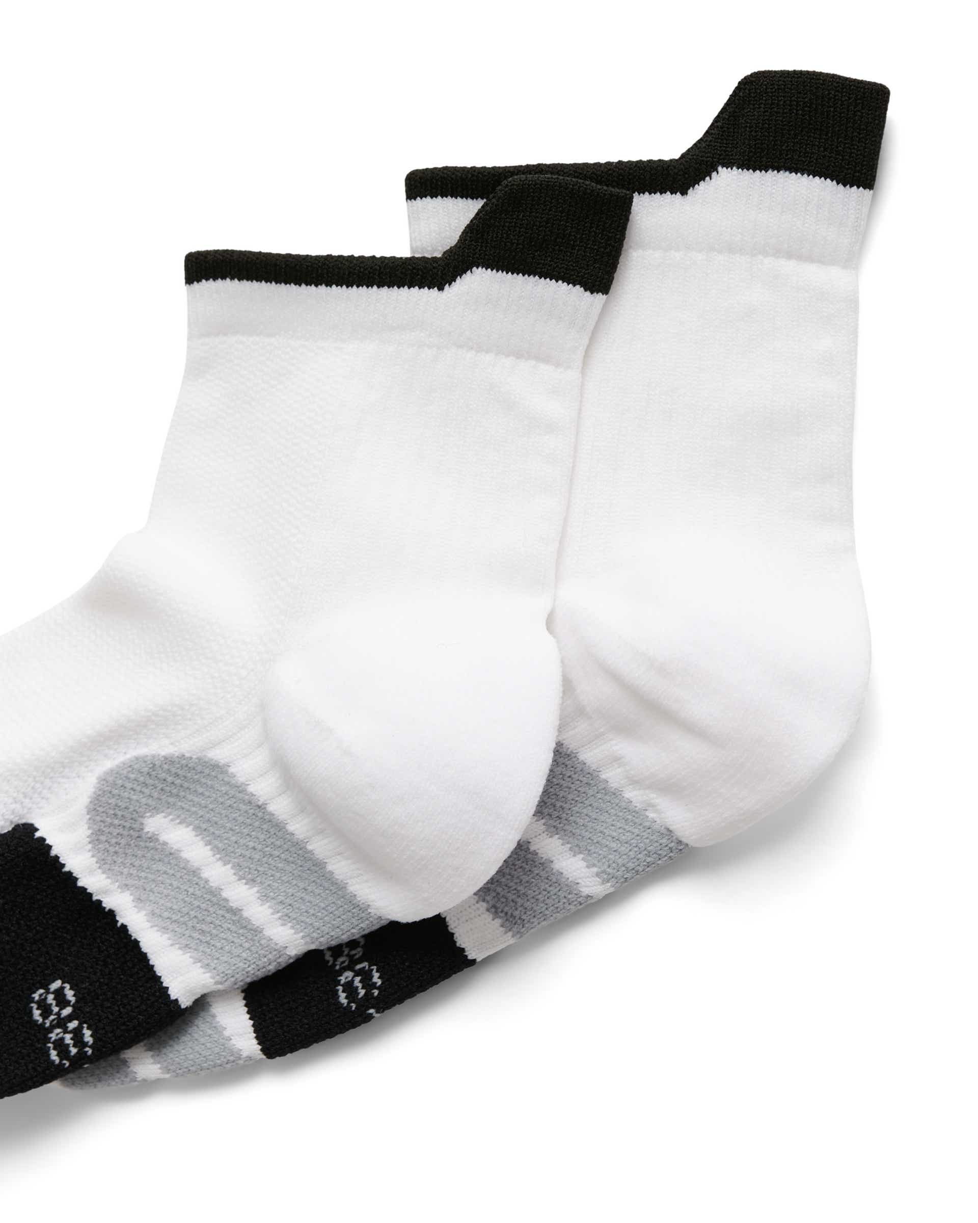 Unisex ECCO® Ankle Socks - White - Detail-1