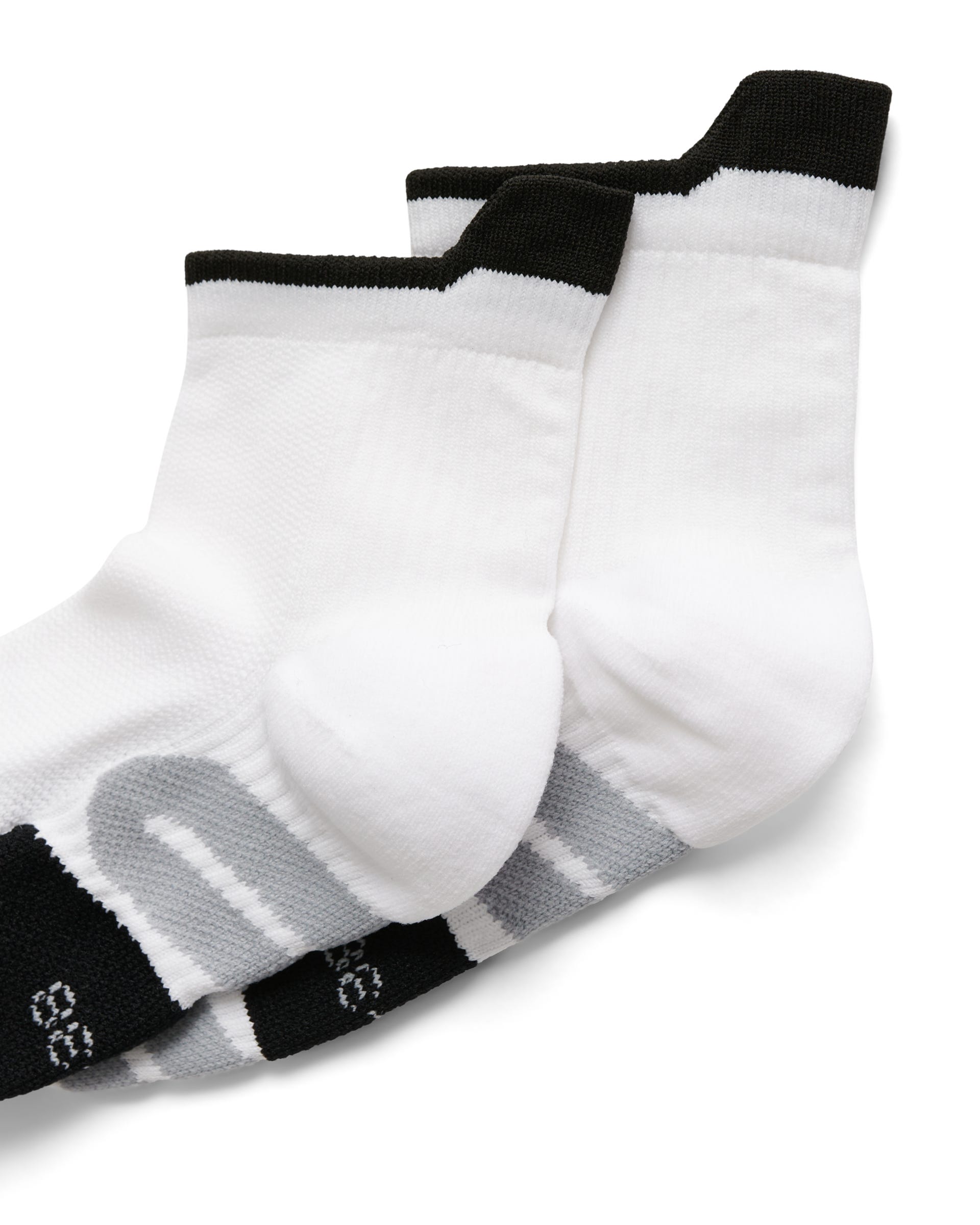 Unisex ECCO® Ankle Socks - White - Detail-1