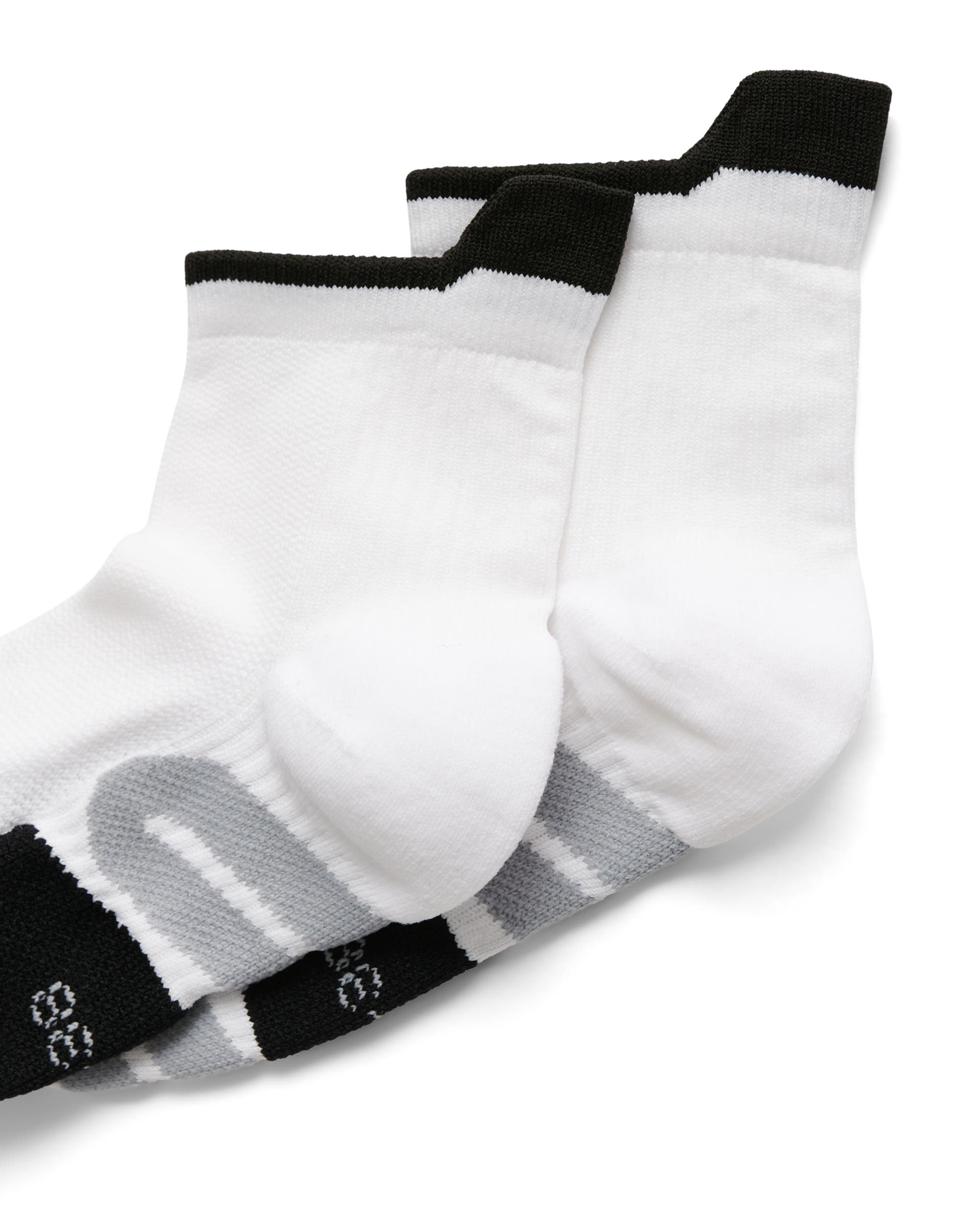 Unisex ECCO® Ankle Socks - White - Detail-1