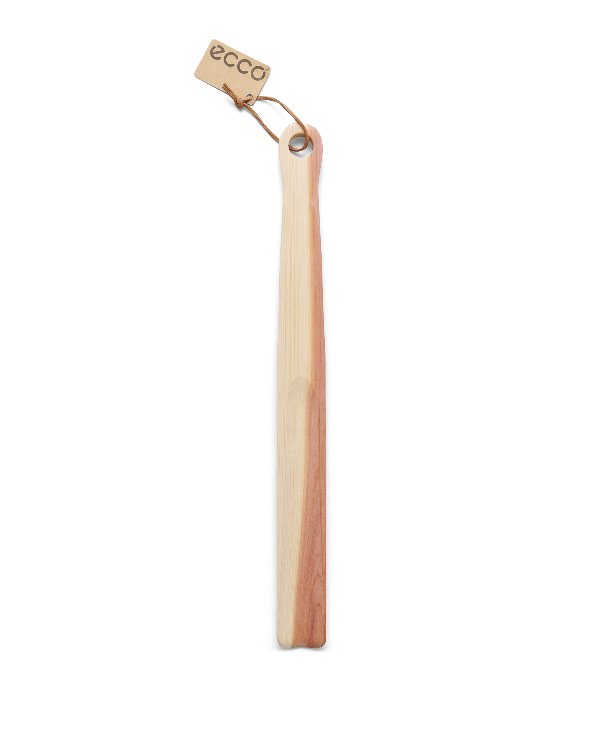 ECCO Long Wooden Shoe Horn — Brown