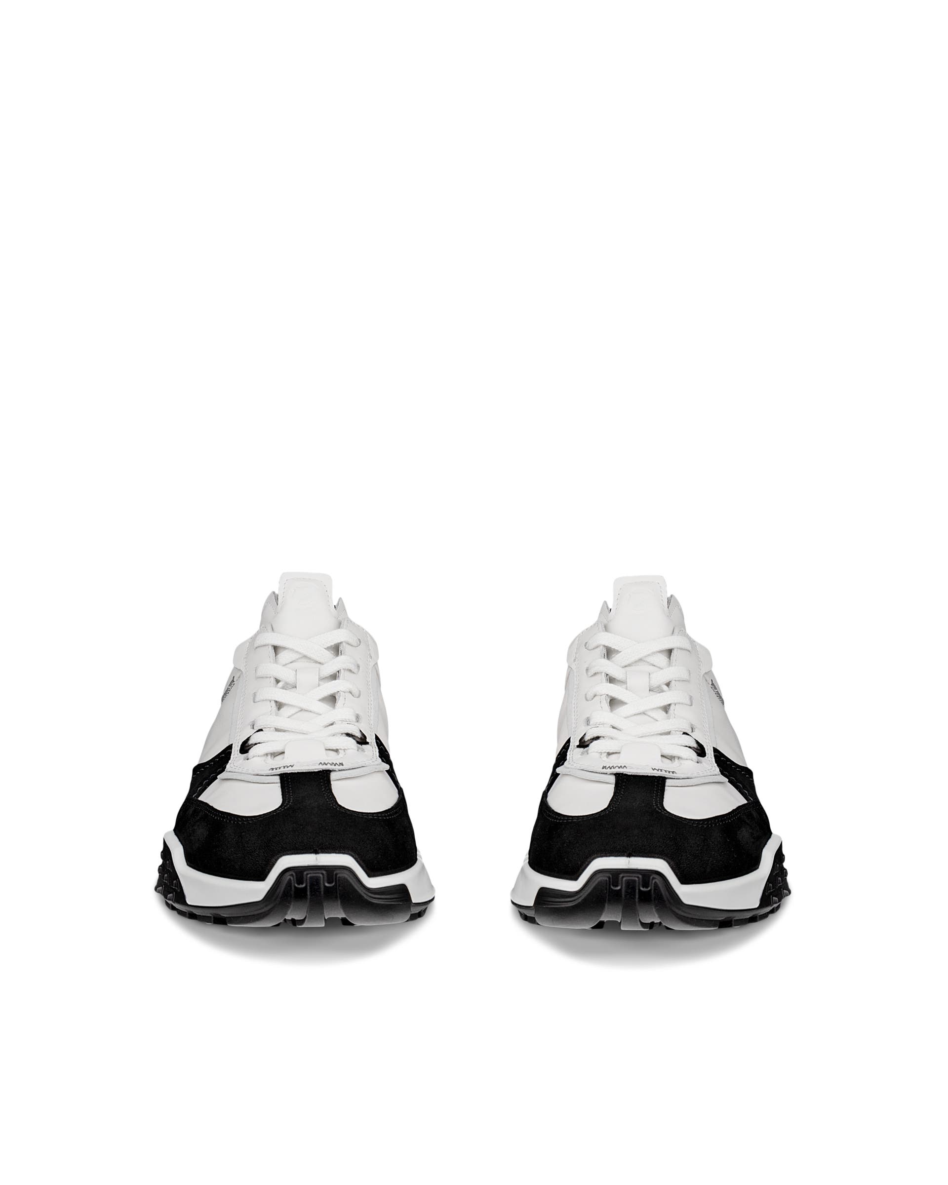 Miesten ECCO® Retro Sneaker nahka tennari - Monivärinen - Front pair