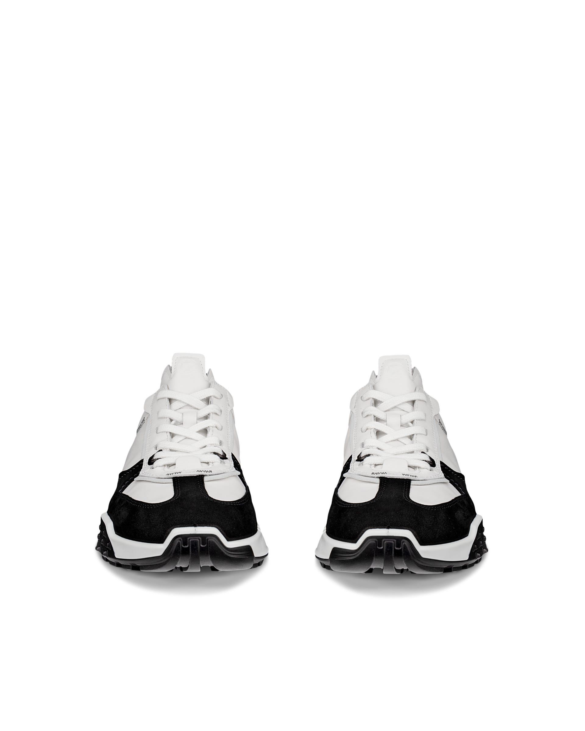 Miesten ECCO® Retro Sneaker nahka tennari - Monivärinen - Front pair