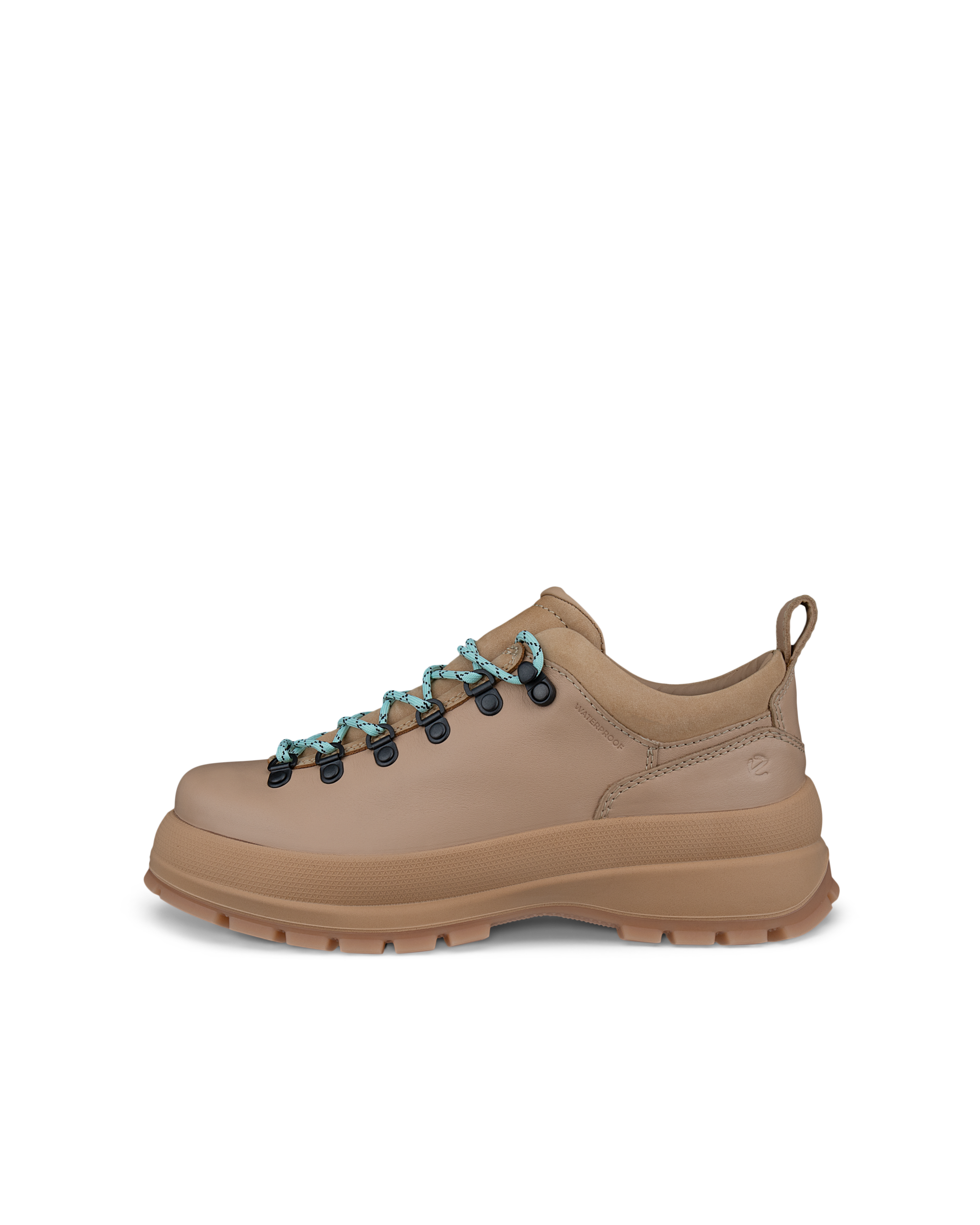ECCO TRACK 30 - Women's Leather Trainer - Brown - 37