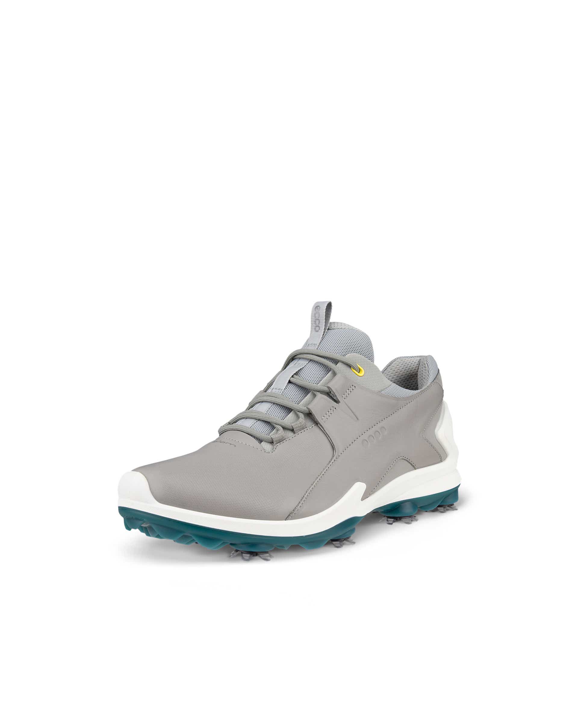 Men's ECCO® Golf Biom Tour Leather Waterproof Spikes Golf Shoe - Gray - Main