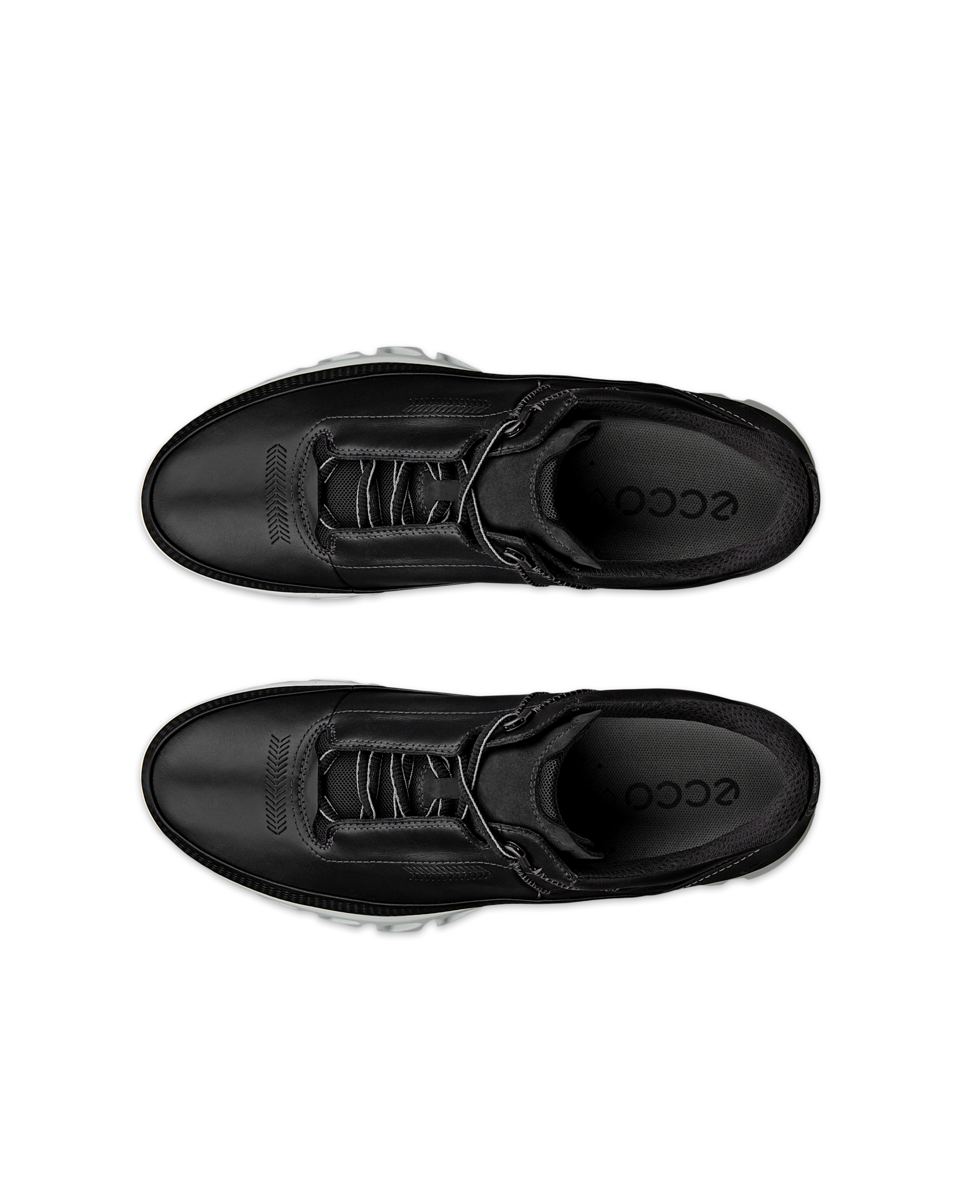 ECCO® Multi-Vent muške kožne cipele Gore-Tex - Crna - Top left pair