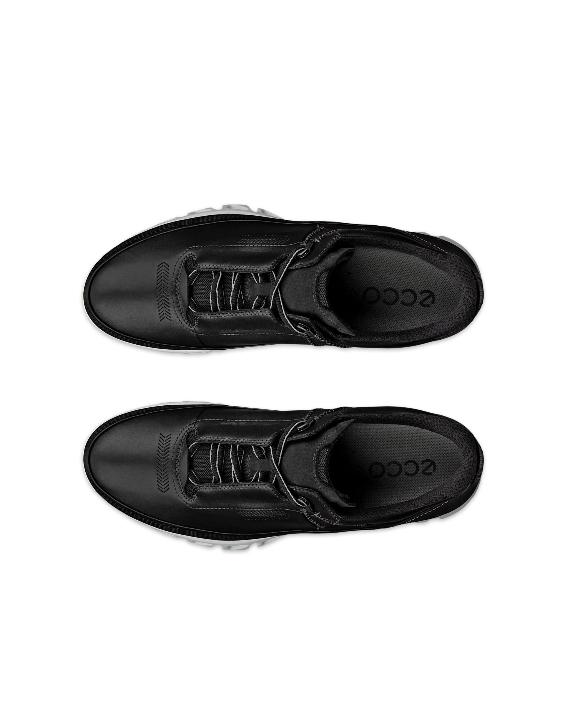 ECCO® Multi-Vent Heren leren Gore-Tex schoen - Zwart - Top left pair