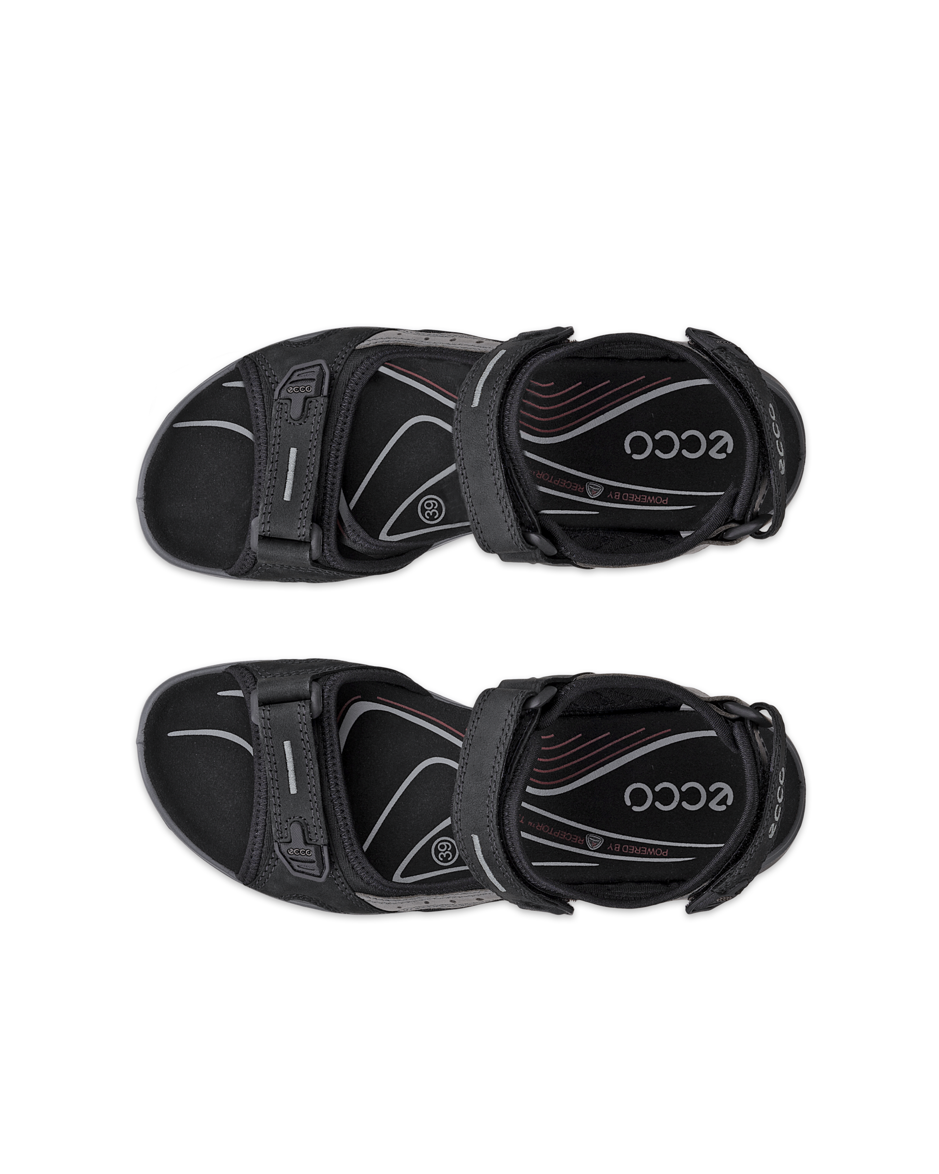 ネロリ様　未使用 ヌバックハイキングサンダル ECCO offroad 37 ECCO Offroad メンズ ヌバックハイキングサンダル | ブラック