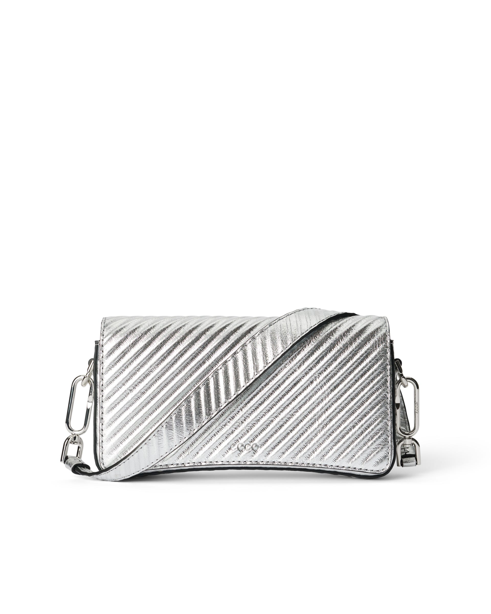 ECCO® Pinch Small Metallic Leather Shoulder Bag