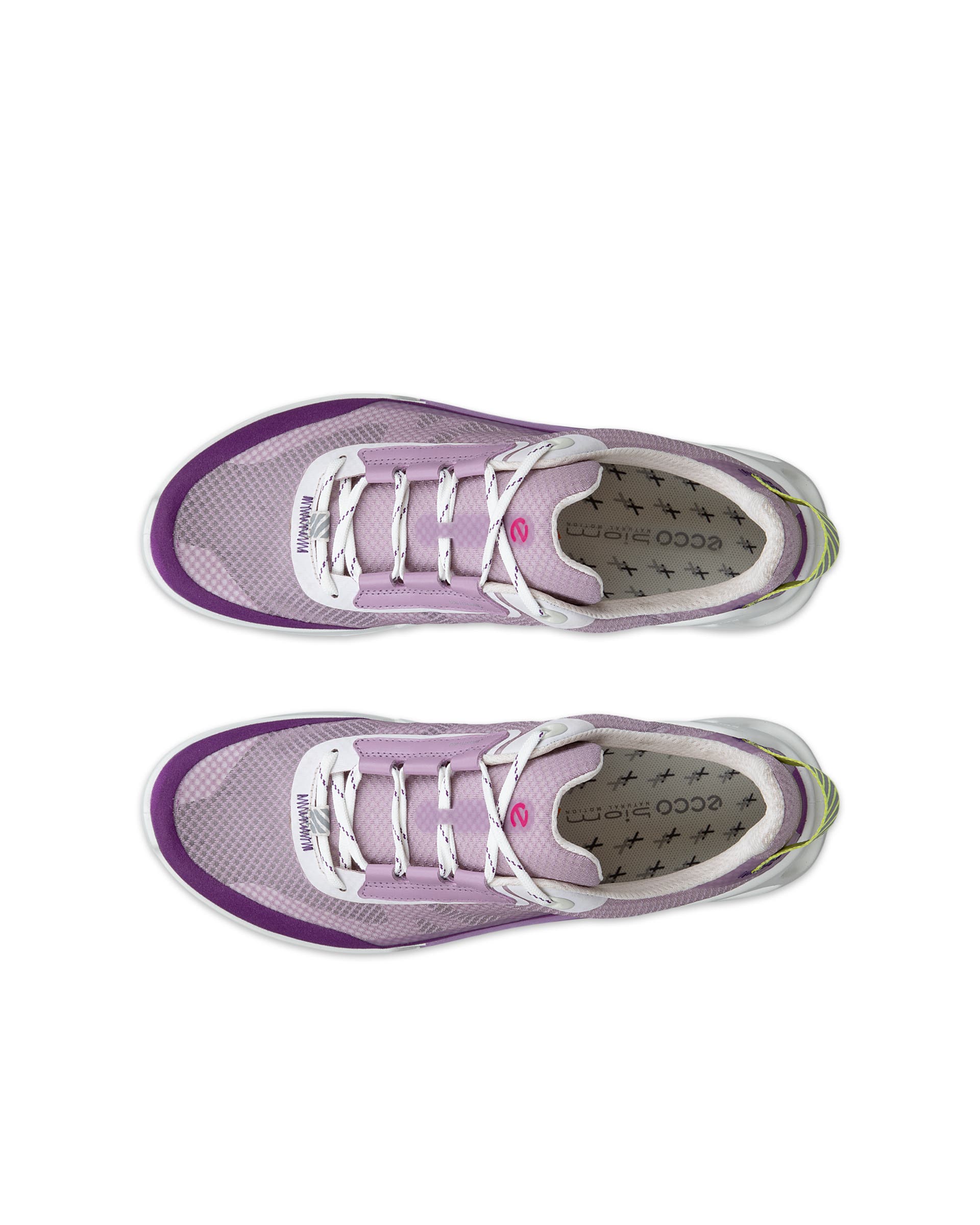 Women's ECCO® BIOM 2.1 X Mountain Textile Hiking Trainer - Purple - Top left pair