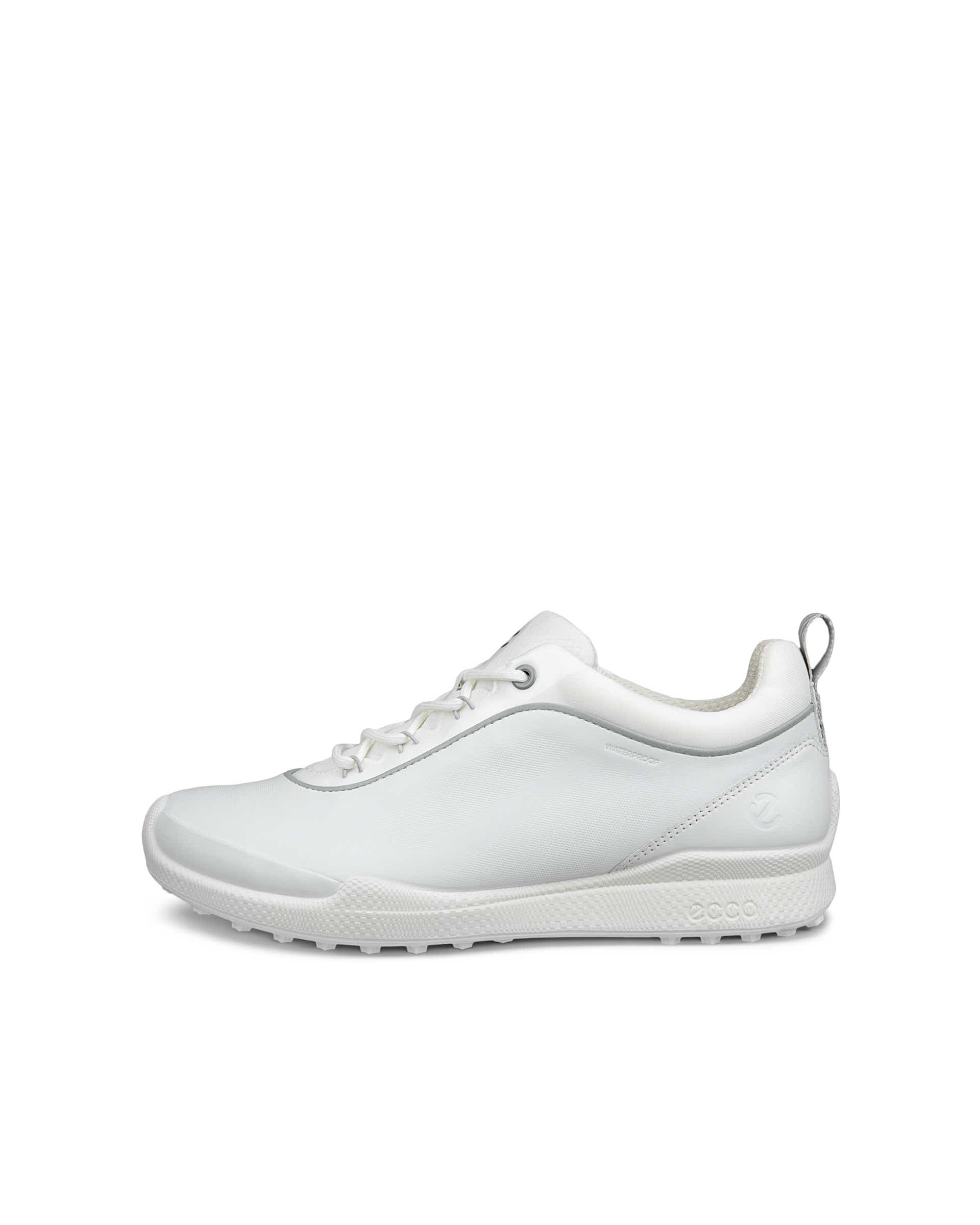 Women's ECCO® Golf Biom Hybrid Leather Golf Shoe - White - Outside