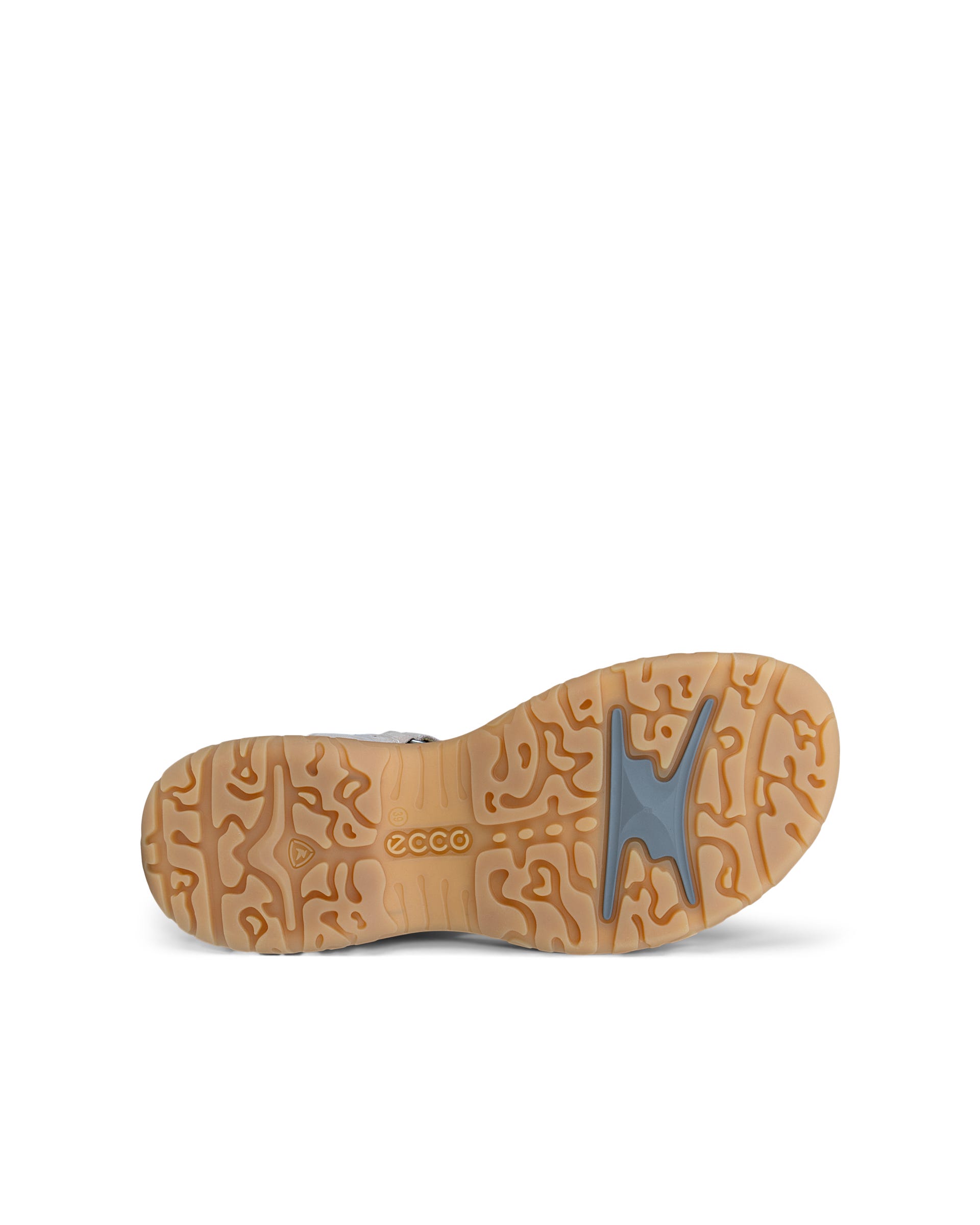 Dámské nubukové páskové sandály ECCO® Offroad Roam - Béžová - Sole