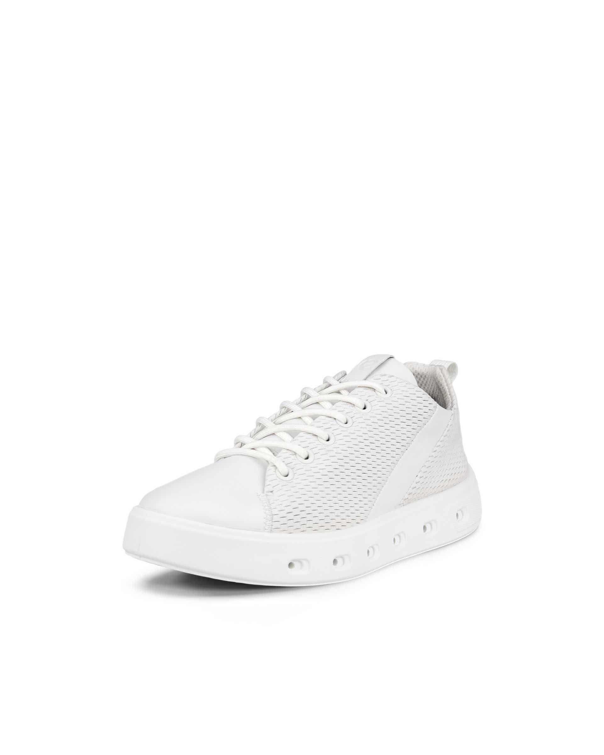 Women's ECCO® Street 720 Leather Gore-Tex Trainer - White - Main