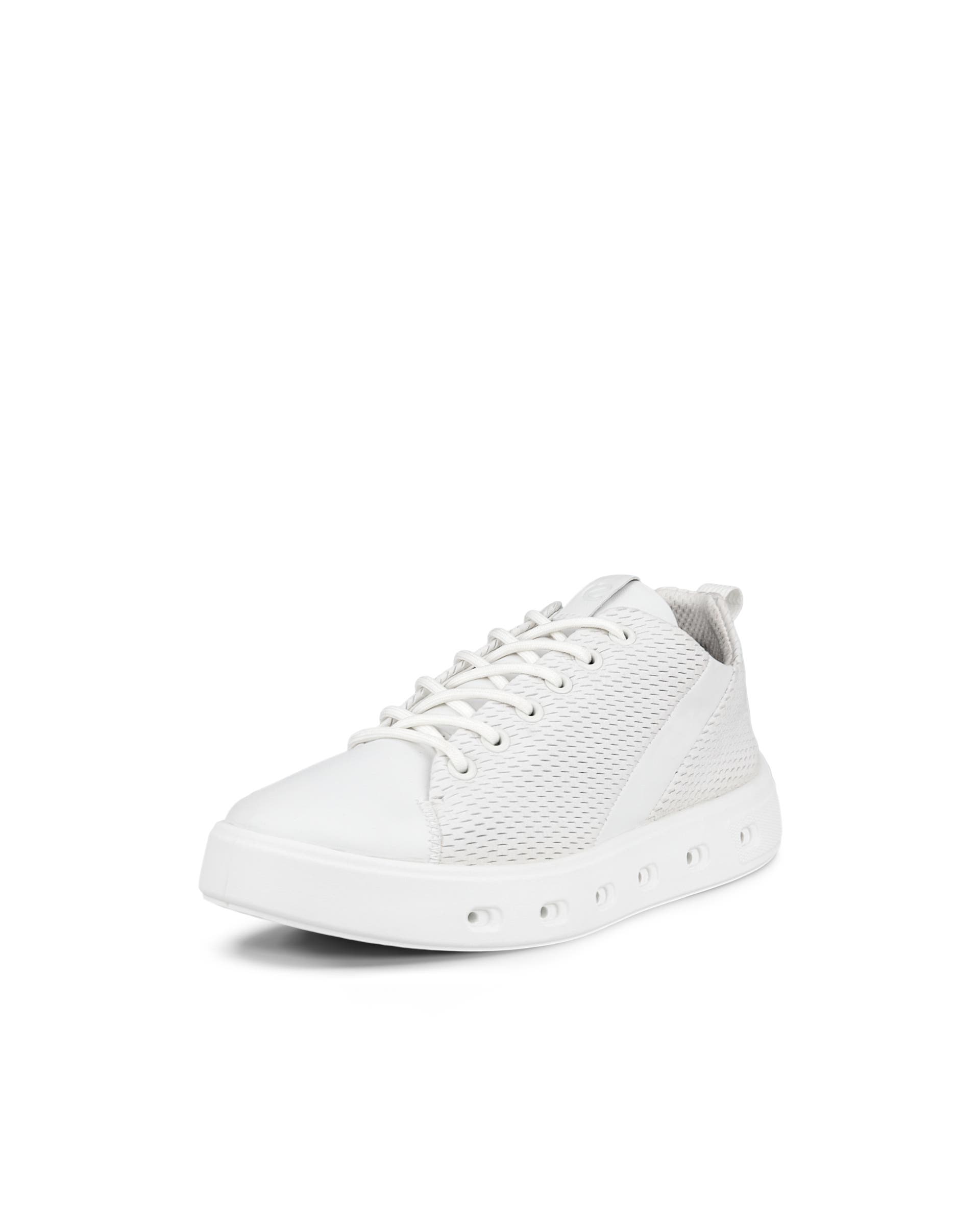Women's ECCO® Street 720 Leather Gore-Tex Trainer - White - Main