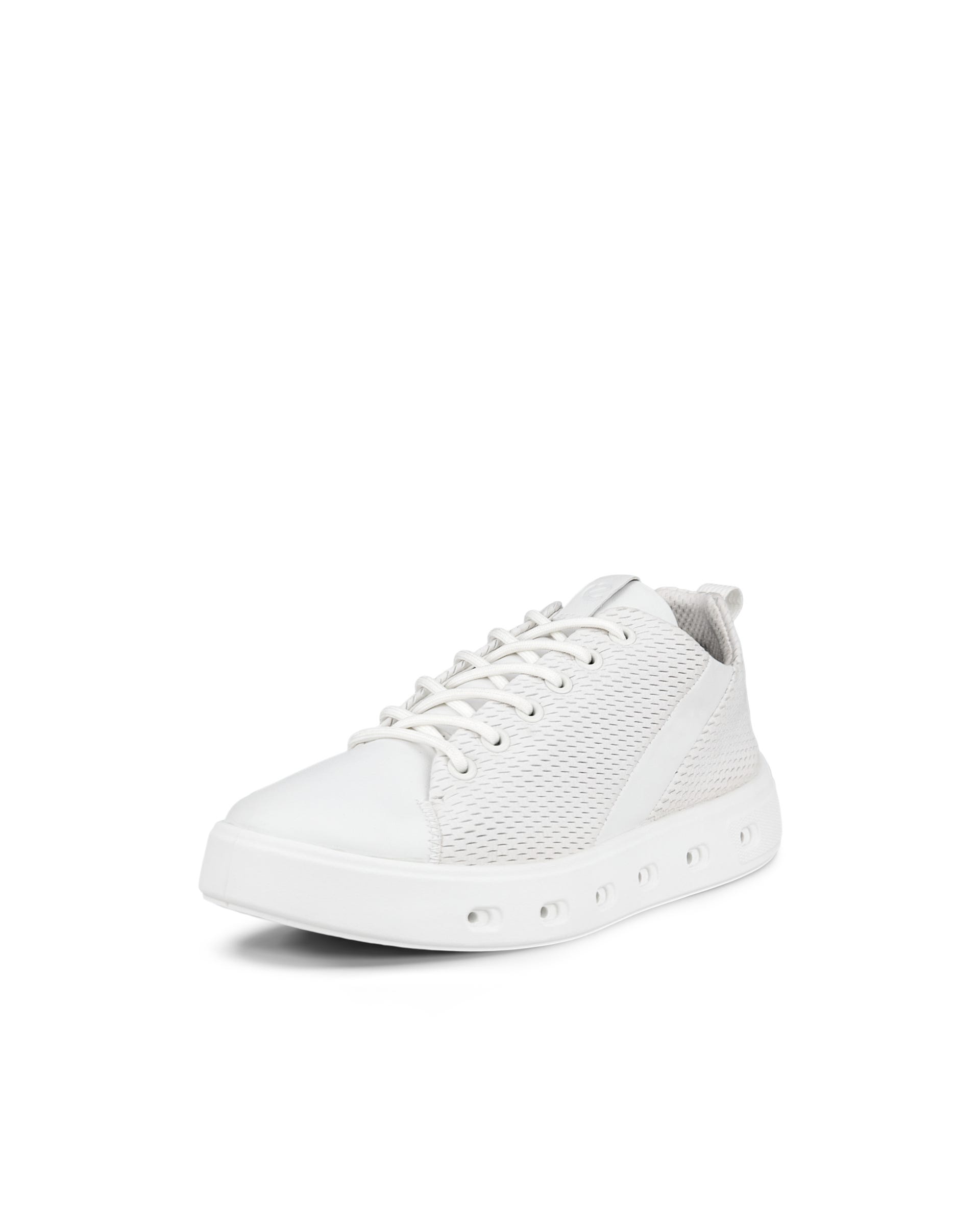 Women's ECCO® Street 720 Leather Gore-Tex Trainer - White - Main